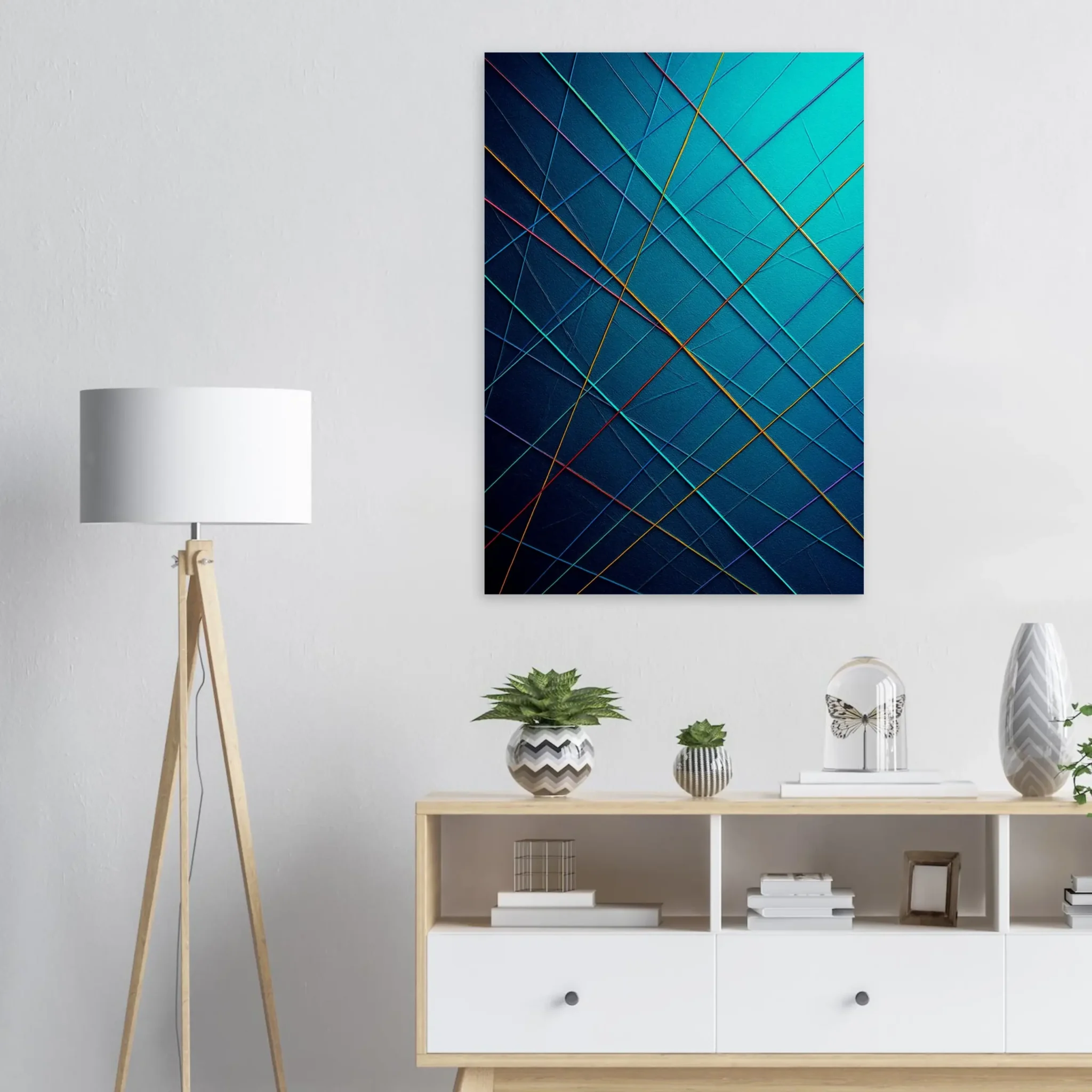 EU Giclée Print Poster COOL CURRENT. Fine Art Wall Art with Archival Quality. Printed, packaged, and shipped in the EU. Exclusive ColorVanta design.