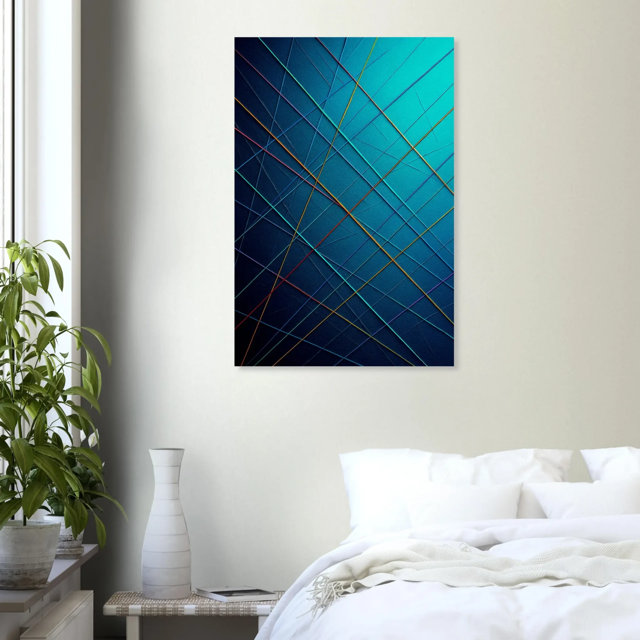 EU Giclée Print Poster COOL CURRENT. Fine Art Wall Art with Archival Quality. Printed, packaged, and shipped in the EU. Exclusive ColorVanta design.