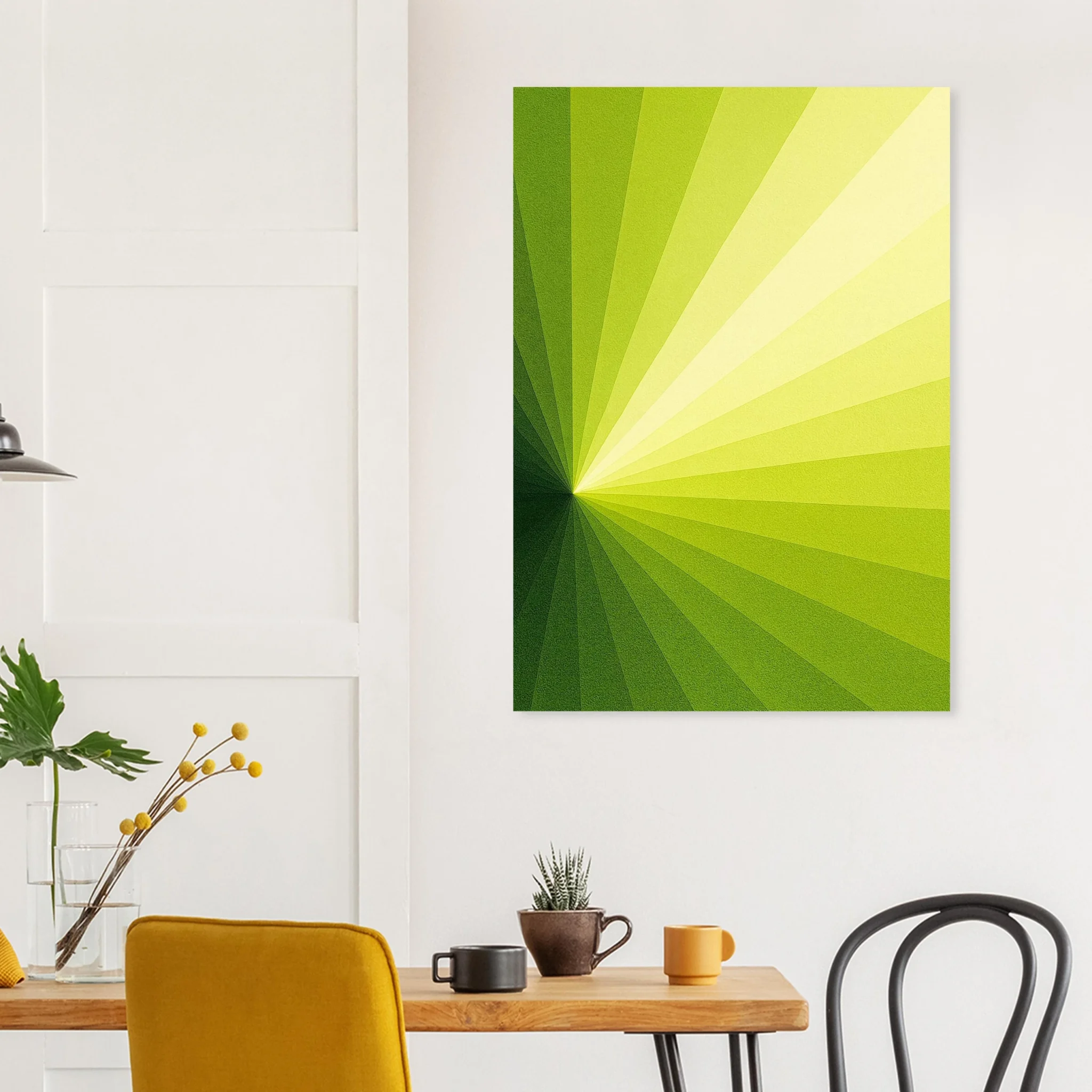 EU AURORA LIME 6 EU Giclée Print Poster AURORA LIME. Fine Art Wall Art with Archival Quality. Printed, packaged, and shipped in the EU. Exclusive ColorVanta design.