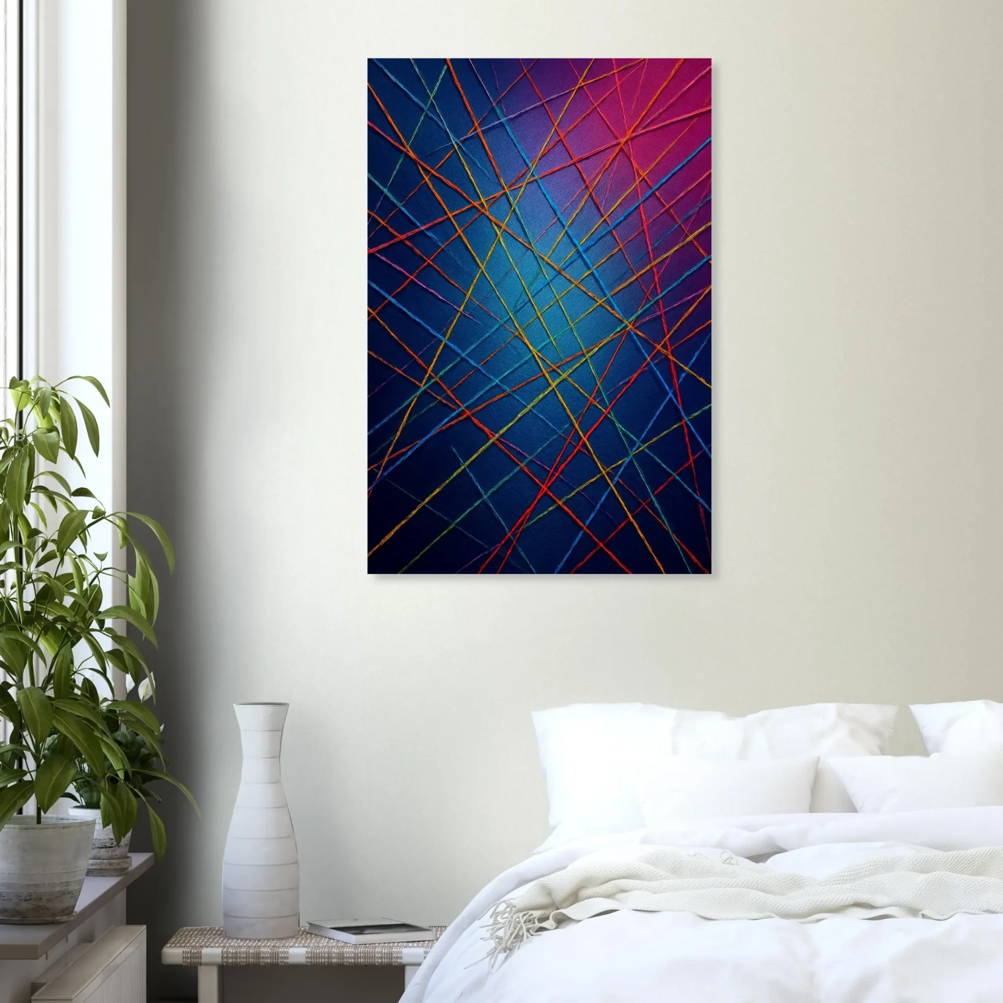 EU ELECTRIC THREADS 7 EU Giclée Print Poster ELECTRIC THREADS. Fine Art Wall Art with Archival Quality. Printed, packaged, and shipped in the EU. Exclusive ColorVanta design.
