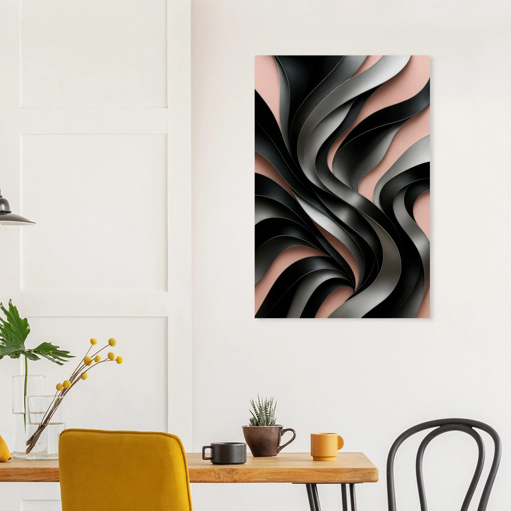 EU GRAPHITE AND ROSE 7 - V2 EU Giclée Print Poster GRAPHITE AND ROSE. Fine Art Wall Art with Archival Quality. Printed, packaged, and shipped in the EU. Exclusive ColorVanta design.