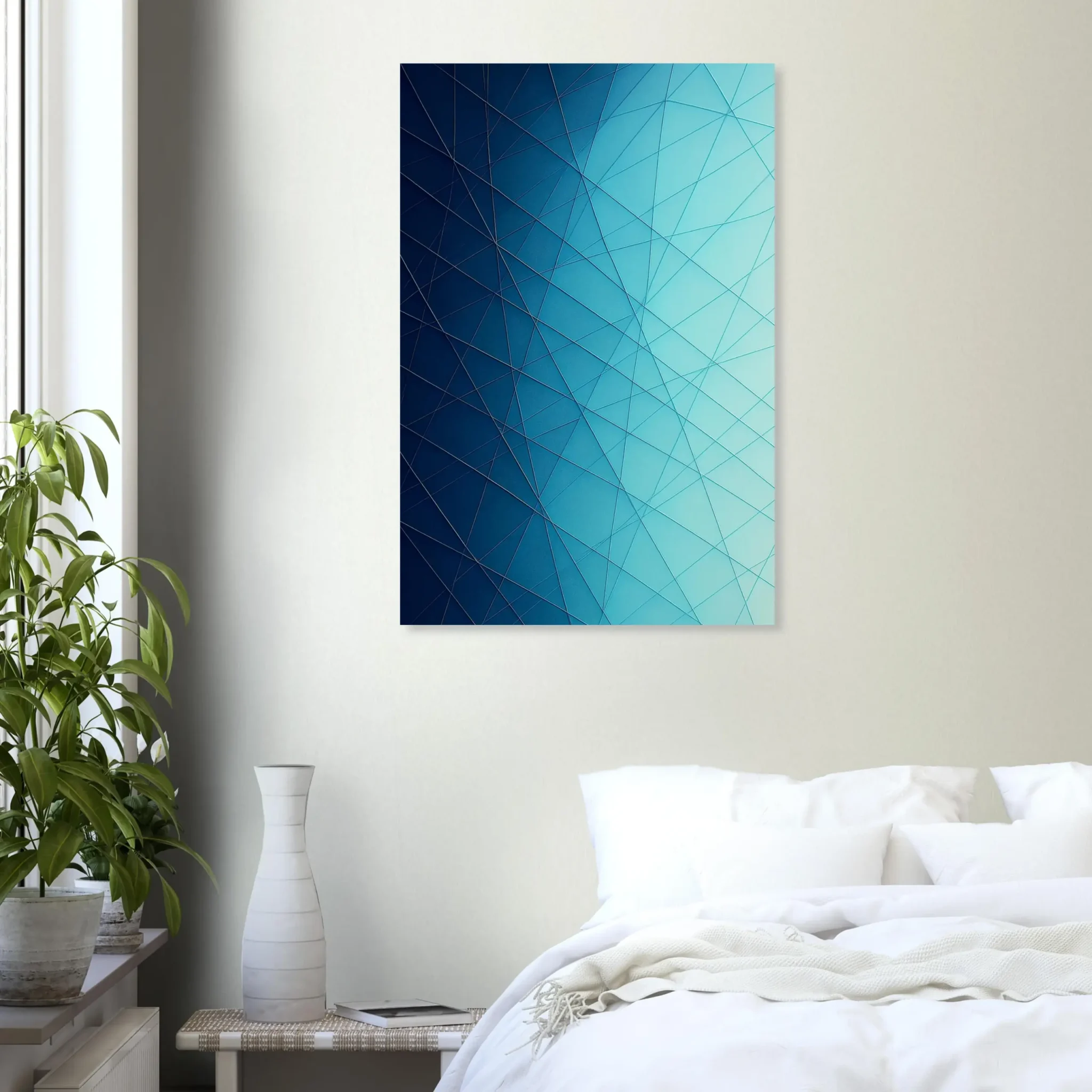 EU Giclée Print Poster ICEGRID. Fine Art Wall Art with Archival Quality. Printed, packaged, and shipped in the EU. Exclusive ColorVanta design.