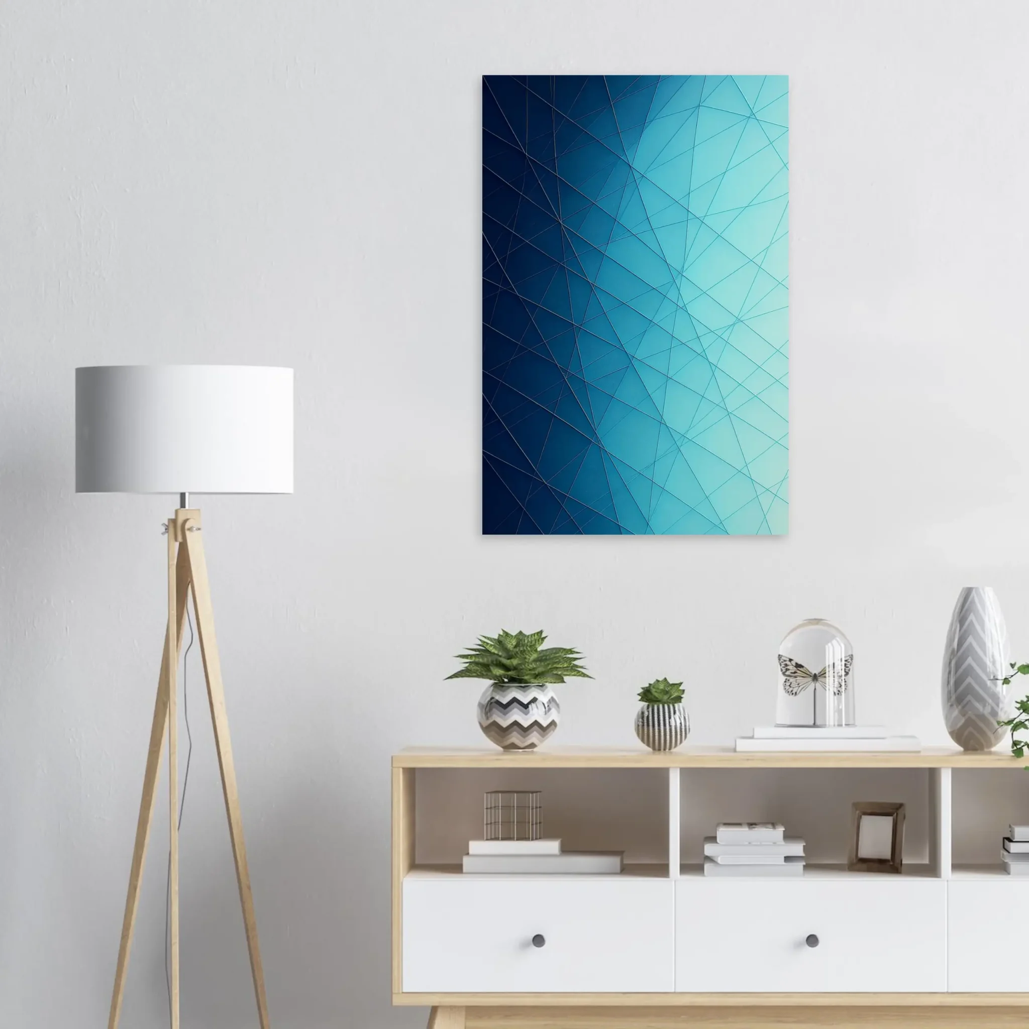 EU Giclée Print Poster ICEGRID. Fine Art Wall Art with Archival Quality. Printed, packaged, and shipped in the EU. Exclusive ColorVanta design.