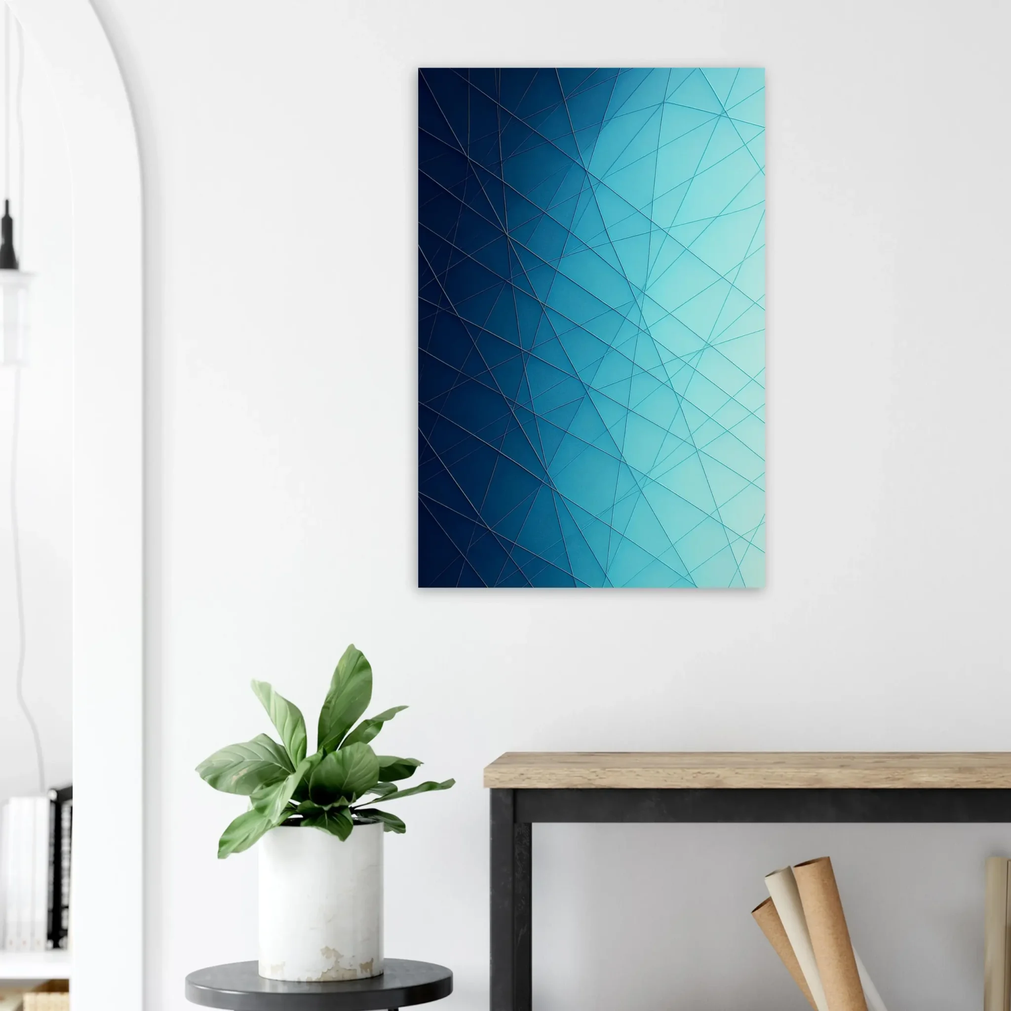 EU Giclée Print Poster ICEGRID. Fine Art Wall Art with Archival Quality. Printed, packaged, and shipped in the EU. Exclusive ColorVanta design.