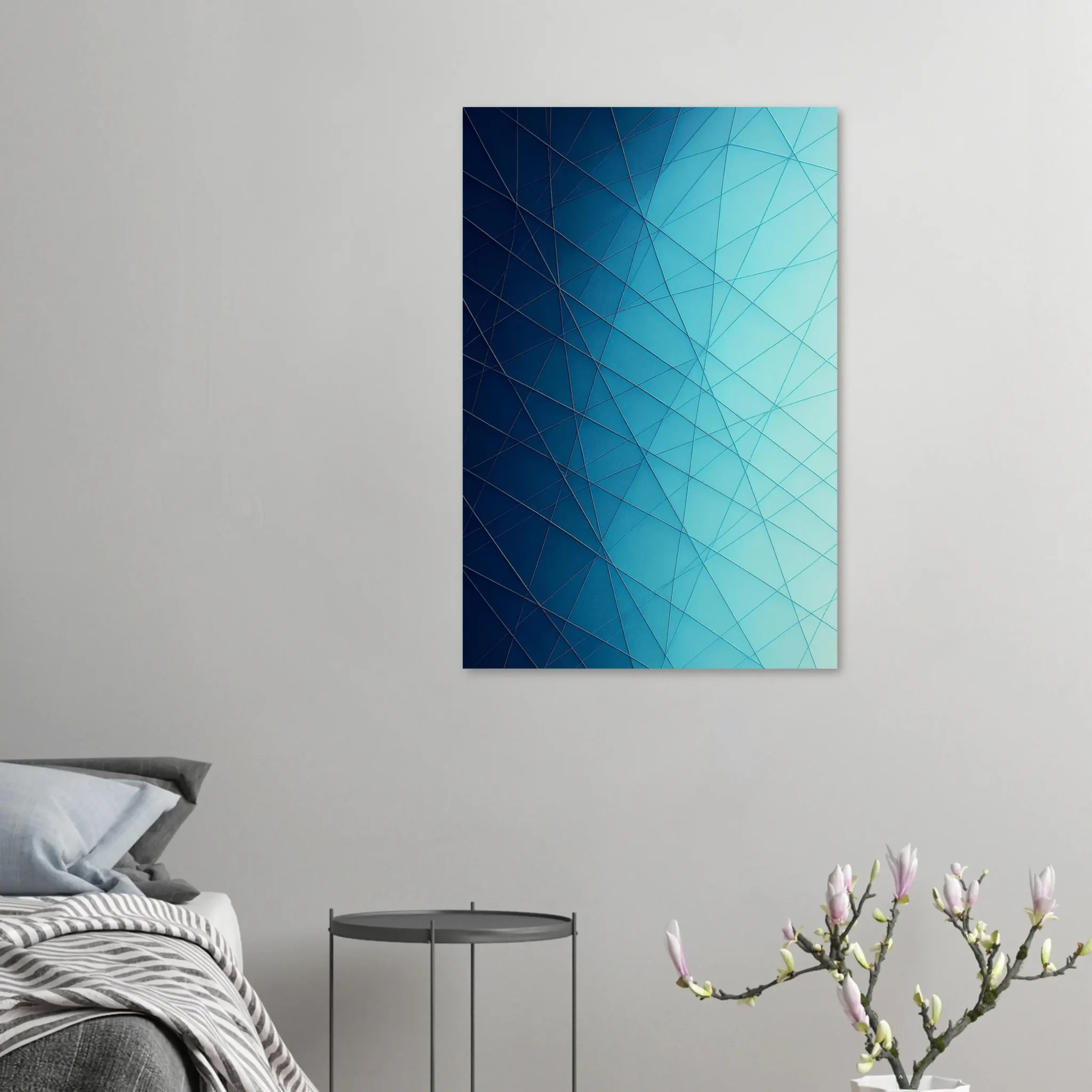 EU Giclée Print Poster ICEGRID. Fine Art Wall Art with Archival Quality. Printed, packaged, and shipped in the EU. Exclusive ColorVanta design.