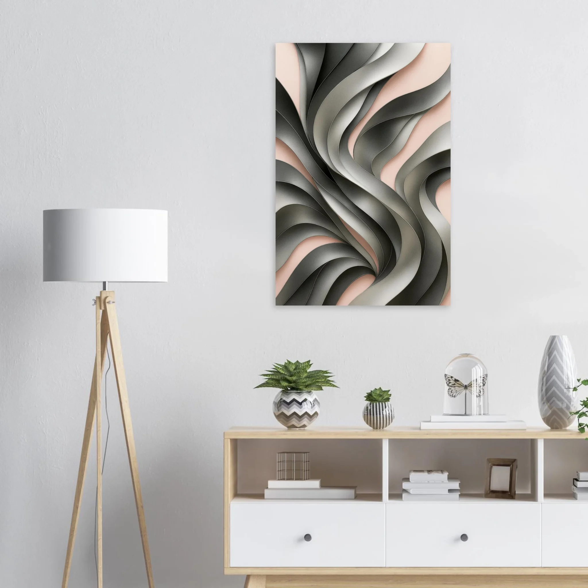 EU SILVER AND ROSE 8 EU Giclée Print Poster SILVER AND ROSE. Fine Art Wall Art with Archival Quality. Printed, packaged, and shipped in the EU. Exclusive ColorVanta design.