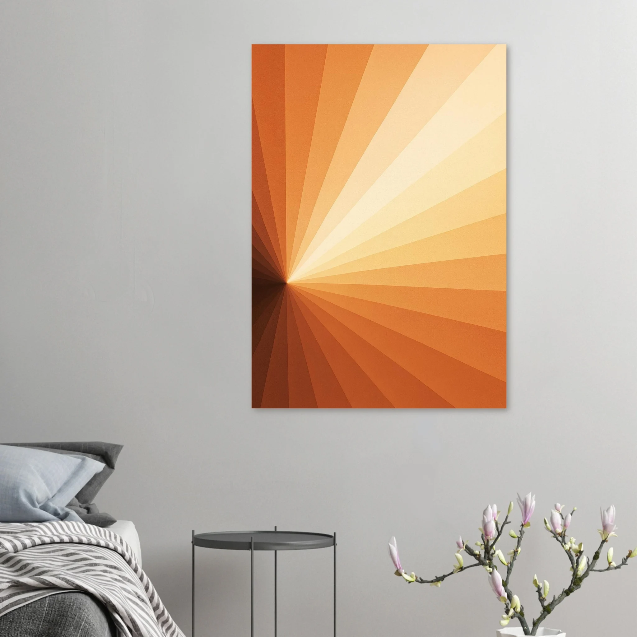 EU Giclée Print Poster SOLAR AMBER. Fine Art Wall Art with Archival Quality. Printed, packaged, and shipped in the EU. Exclusive ColorVanta design.