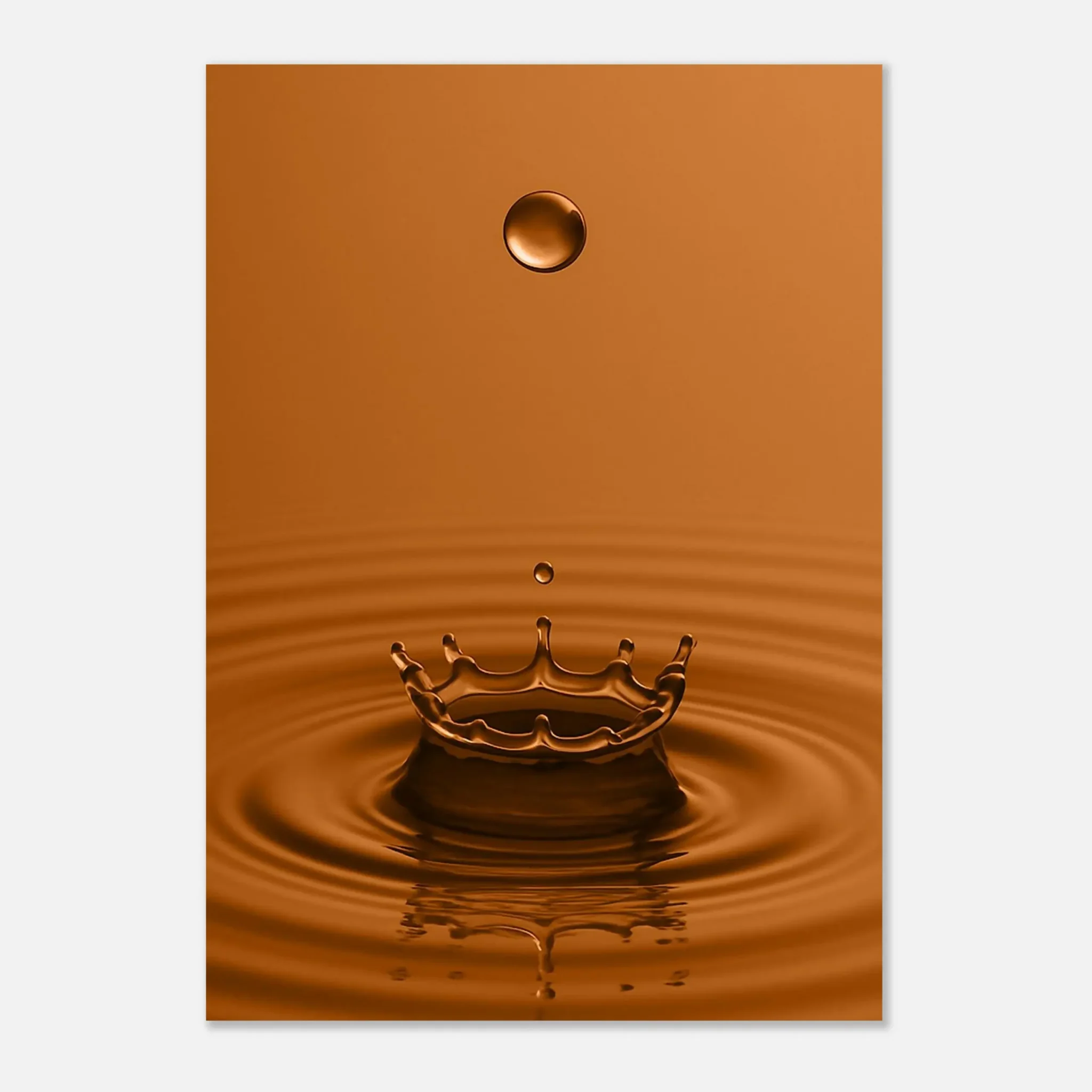 EU DROP OF SANDY BROWN 2 EU Giclée Print Poster DROP OF SANDY BROWN. Fine Art Wall Art with Archival Quality. Printed, packaged, and shipped in the EU. Exclusive ColorVanta design.