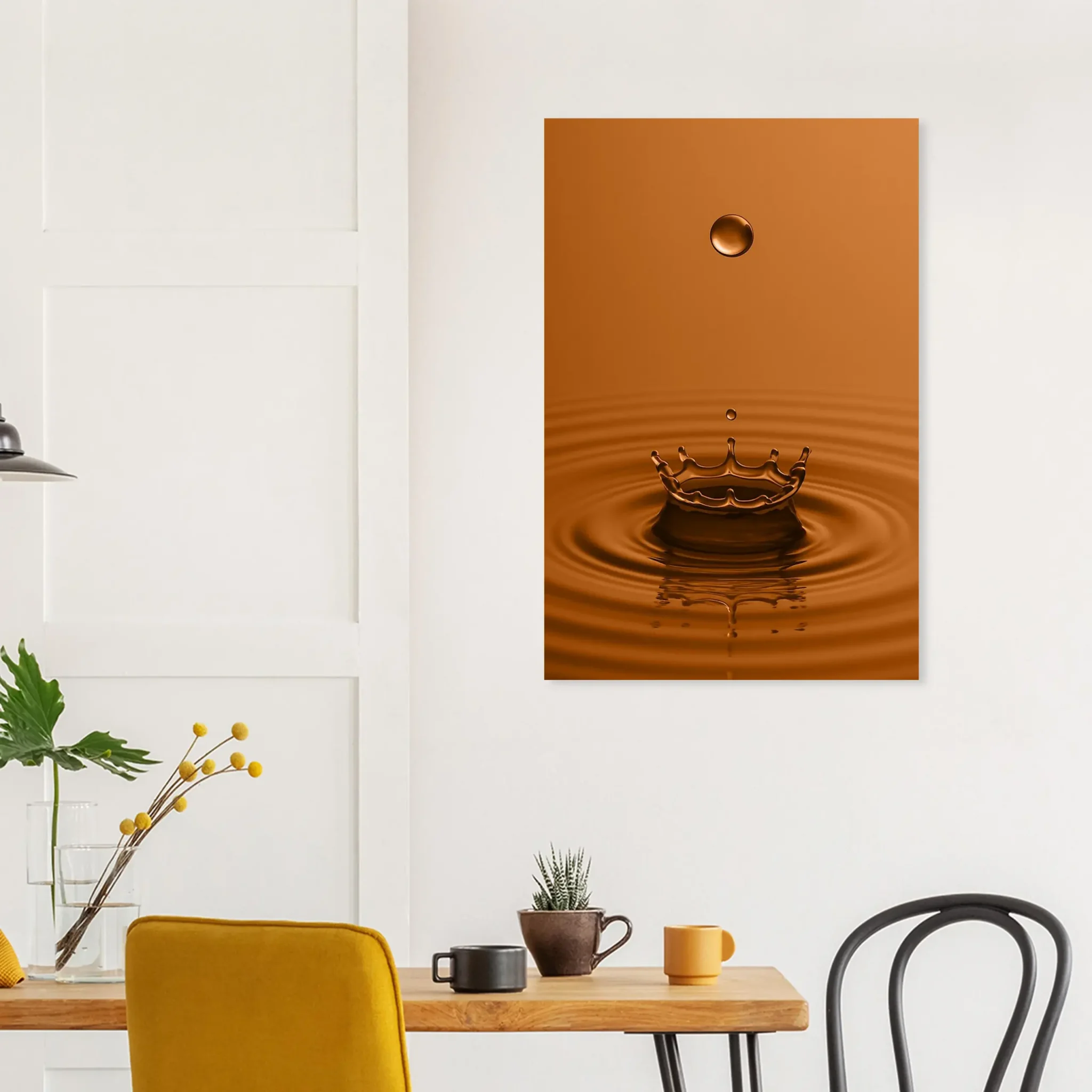 EU DROP OF SANDY BROWN 8 EU Giclée Print Poster DROP OF SANDY BROWN. Fine Art Wall Art with Archival Quality. Printed, packaged, and shipped in the EU. Exclusive ColorVanta design.