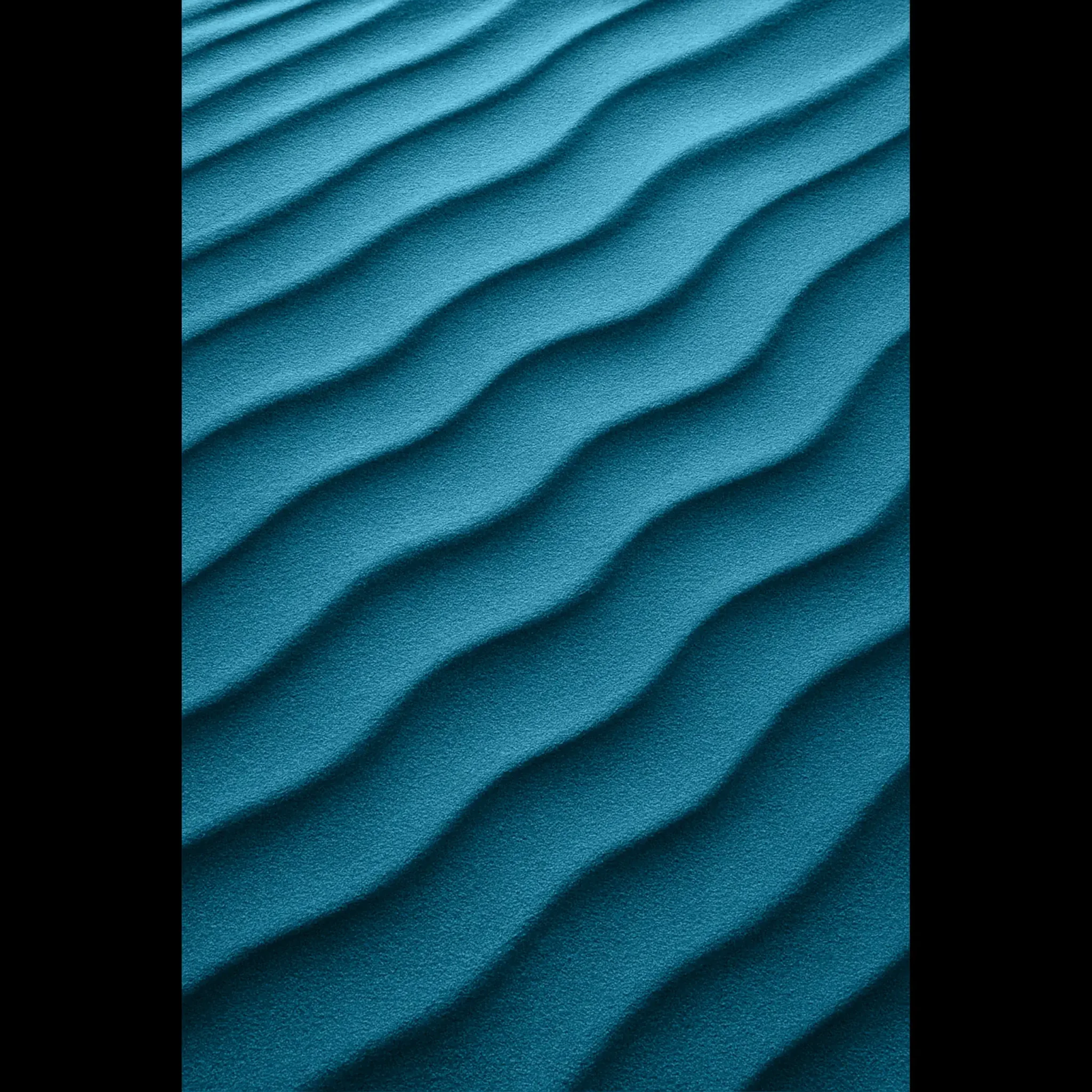 EU Giclée Print Poster DUNE OF DEEP TEAL BLUE. Fine Art Wall Art with Archival Quality. Printed, packaged, and shipped in the EU. Exclusive ColorVanta design.