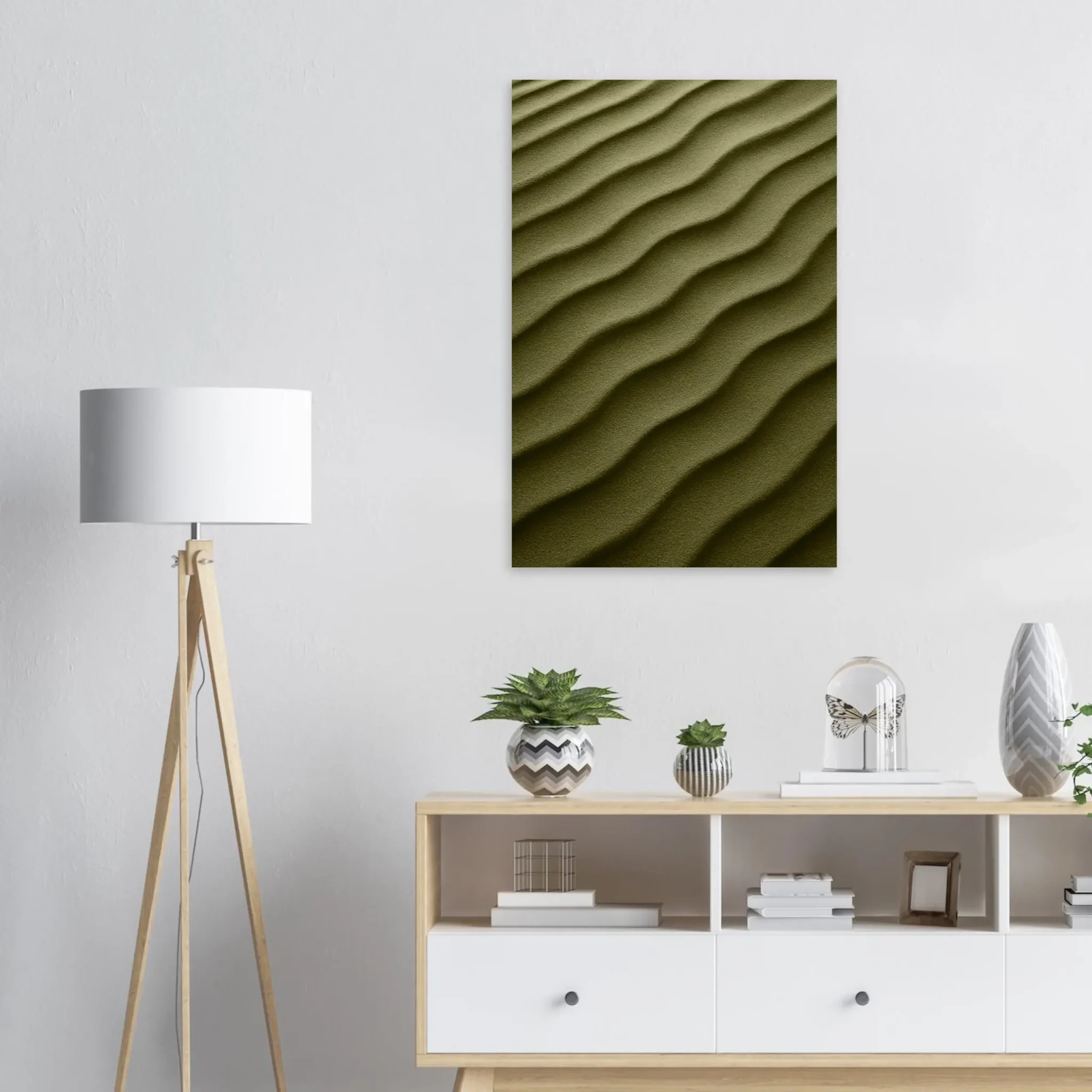 EU Giclée Print Poster DUNE OF LEMON CHIFFON. Fine Art Wall Art with Archival Quality. Printed, packaged, and shipped in the EU. Exclusive ColorVanta design.