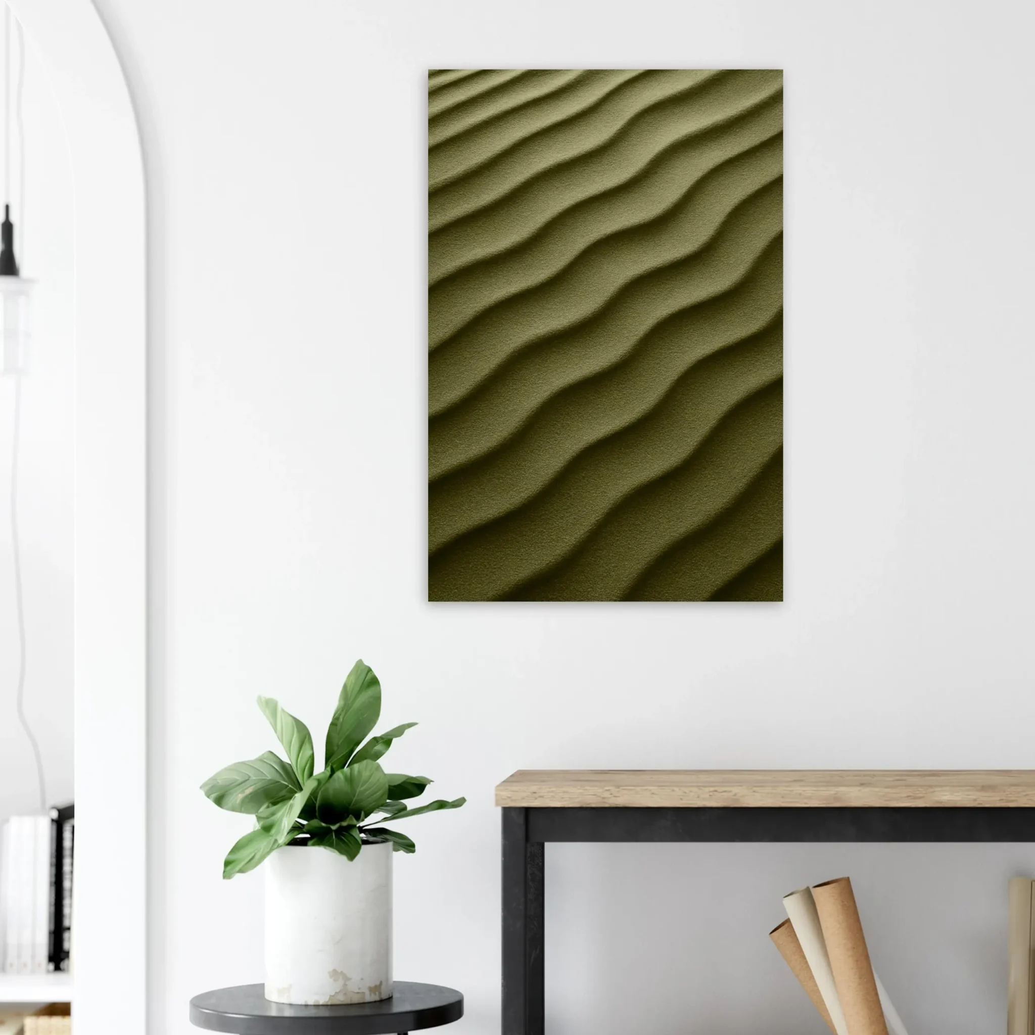 EU Giclée Print Poster DUNE OF LEMON CHIFFON. Fine Art Wall Art with Archival Quality. Printed, packaged, and shipped in the EU. Exclusive ColorVanta design.