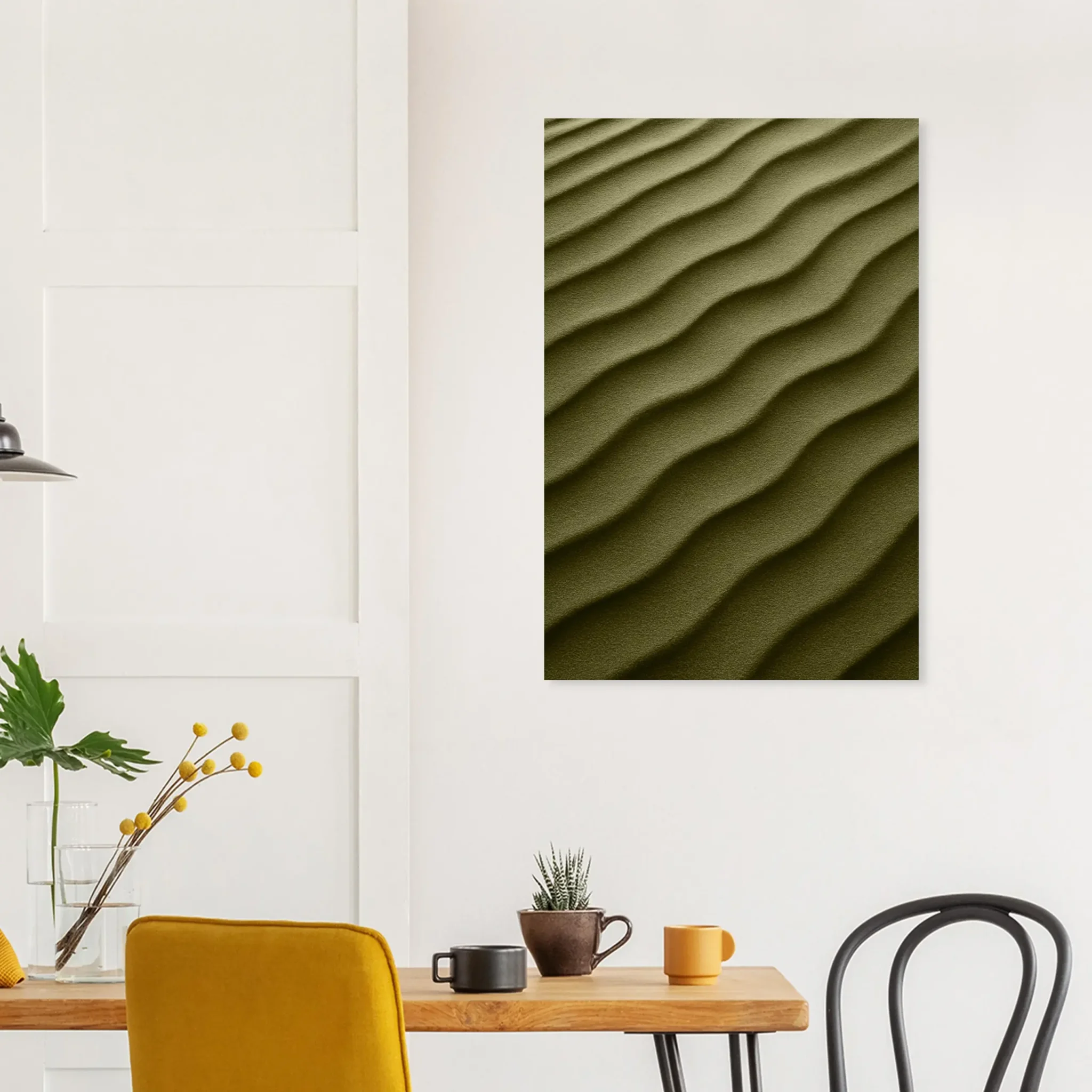 EU Giclée Print Poster DUNE OF LEMON CHIFFON. Fine Art Wall Art with Archival Quality. Printed, packaged, and shipped in the EU. Exclusive ColorVanta design.