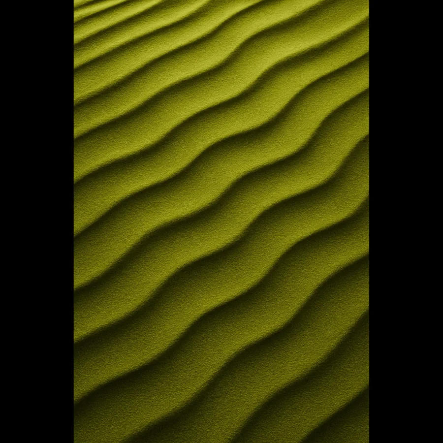 EU Giclée Print Poster DUNE OF OLIVE. Fine Art Wall Art with Archival Quality. Printed, packaged, and shipped in the EU. Exclusive ColorVanta design.