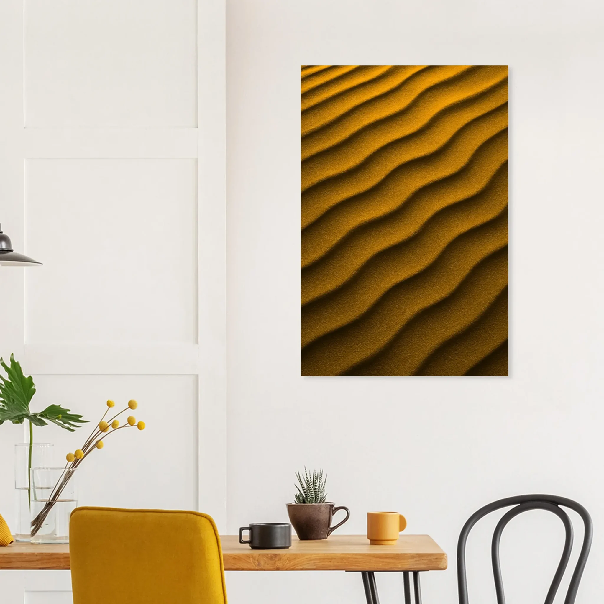 EU Giclée Print Poster DUNE OF ORANGE. Fine Art Wall Art with Archival Quality. Printed, packaged, and shipped in the EU. Exclusive ColorVanta design.