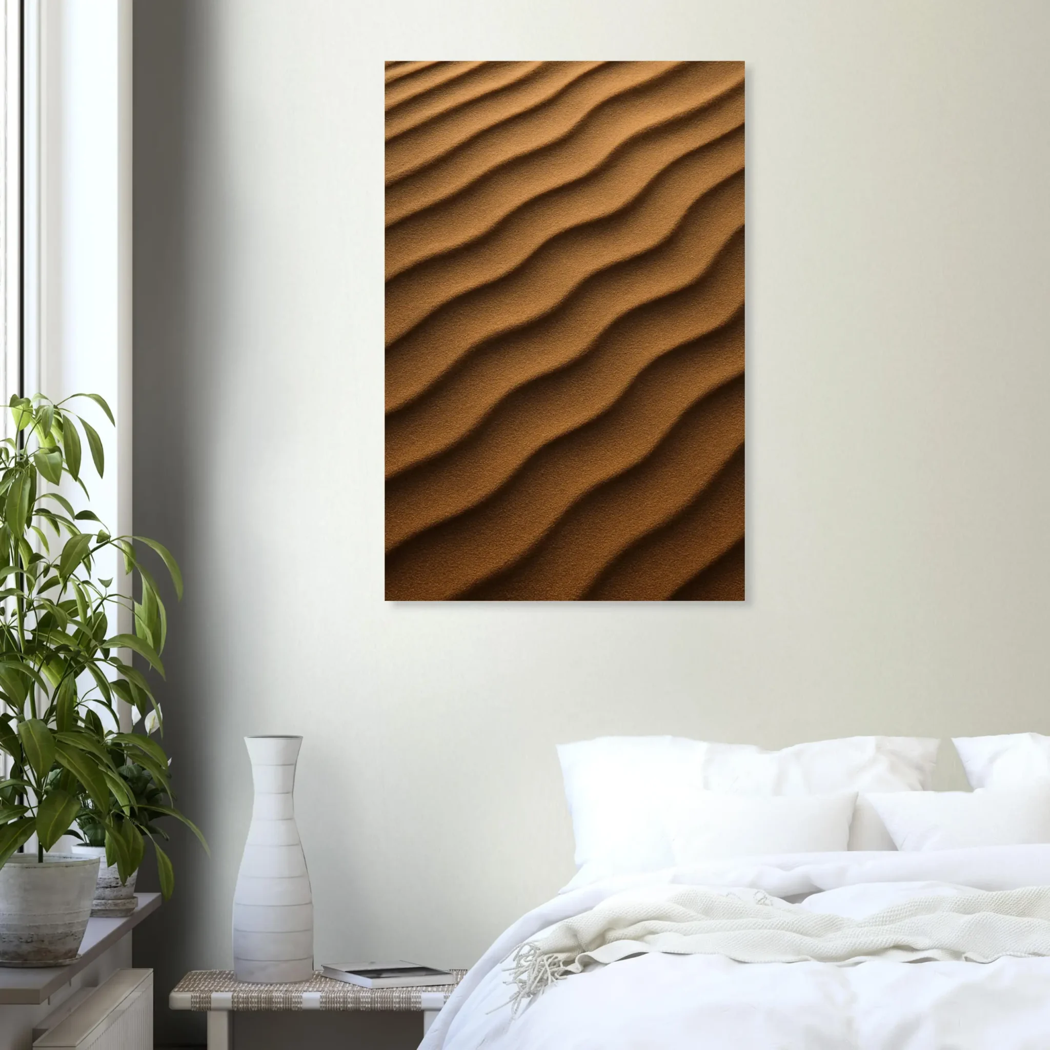 EU Giclée Print Poster DUNE OF SANDY BROWN. Fine Art Wall Art with Archival Quality. Printed, packaged, and shipped in the EU. Exclusive ColorVanta design.