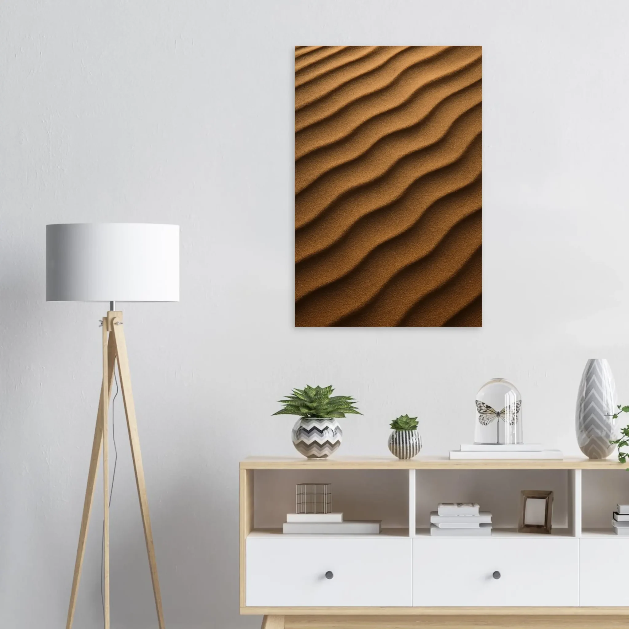 EU Giclée Print Poster DUNE OF SANDY BROWN. Fine Art Wall Art with Archival Quality. Printed, packaged, and shipped in the EU. Exclusive ColorVanta design.