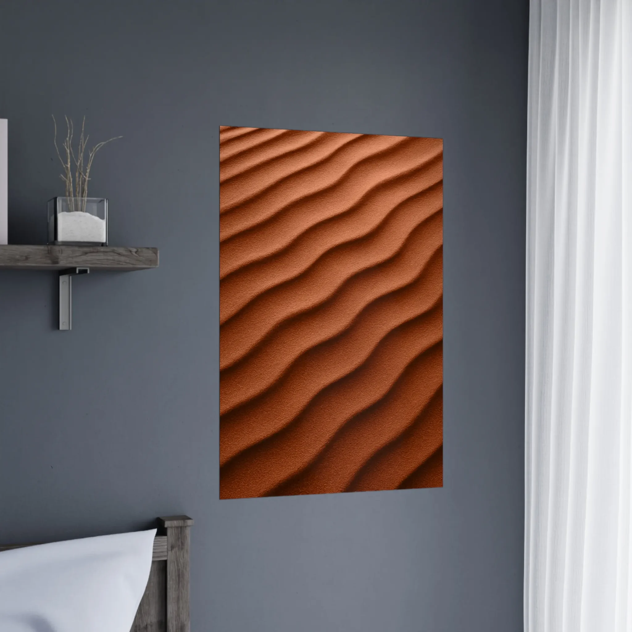 EU Giclée Print Poster DUNE OF SIENNA. Fine Art Wall Art with Archival Quality. Printed, packaged, and shipped in the EU. Exclusive ColorVanta design.