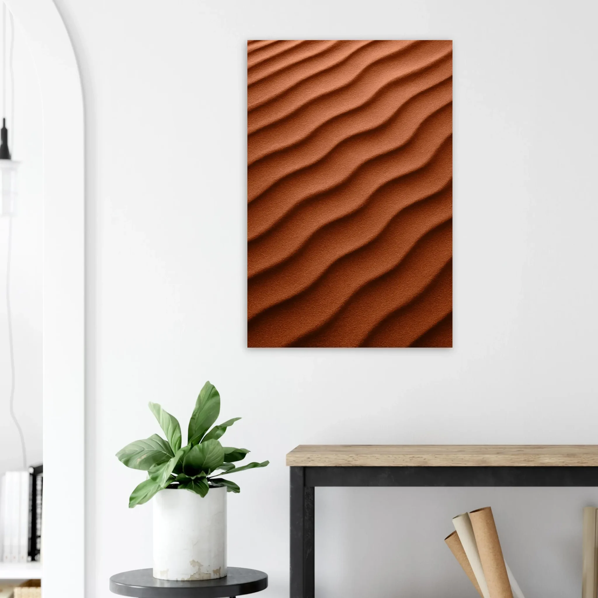 EU Giclée Print Poster DUNE OF SIENNA. Fine Art Wall Art with Archival Quality. Printed, packaged, and shipped in the EU. Exclusive ColorVanta design.