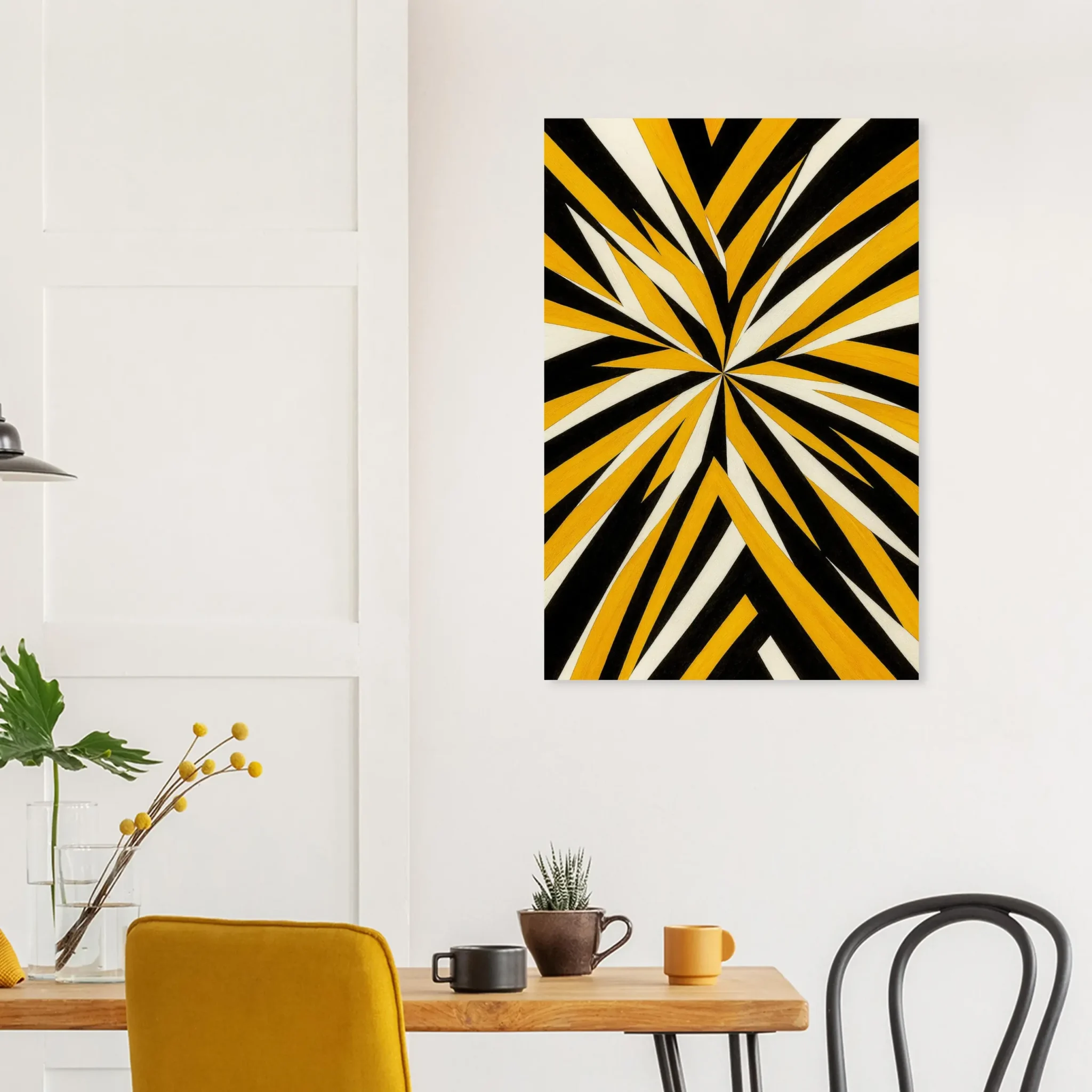 EU Giclée Print Poster GOLDEN FLARE. Fine Art Wall Art with Archival Quality. Printed, packaged, and shipped in the EU. Exclusive ColorVanta design.