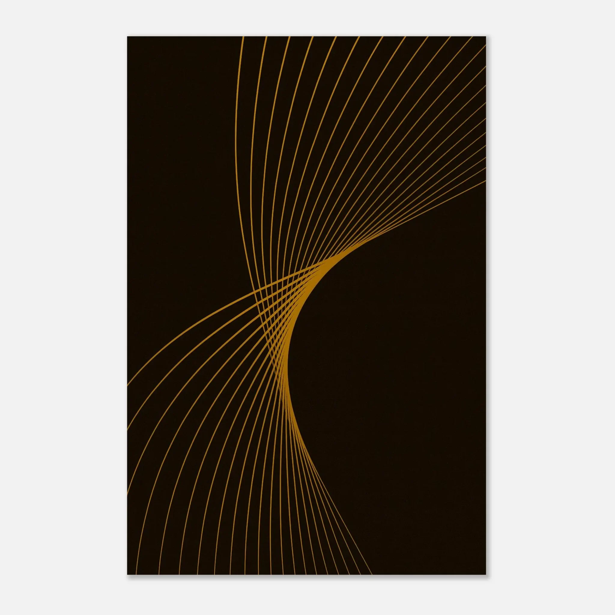 EU Giclée Print Poster GOLDENROD FLUX. Fine Art Wall Art with Archival Quality. Printed, packaged, and shipped in the EU. Exclusive ColorVanta design.