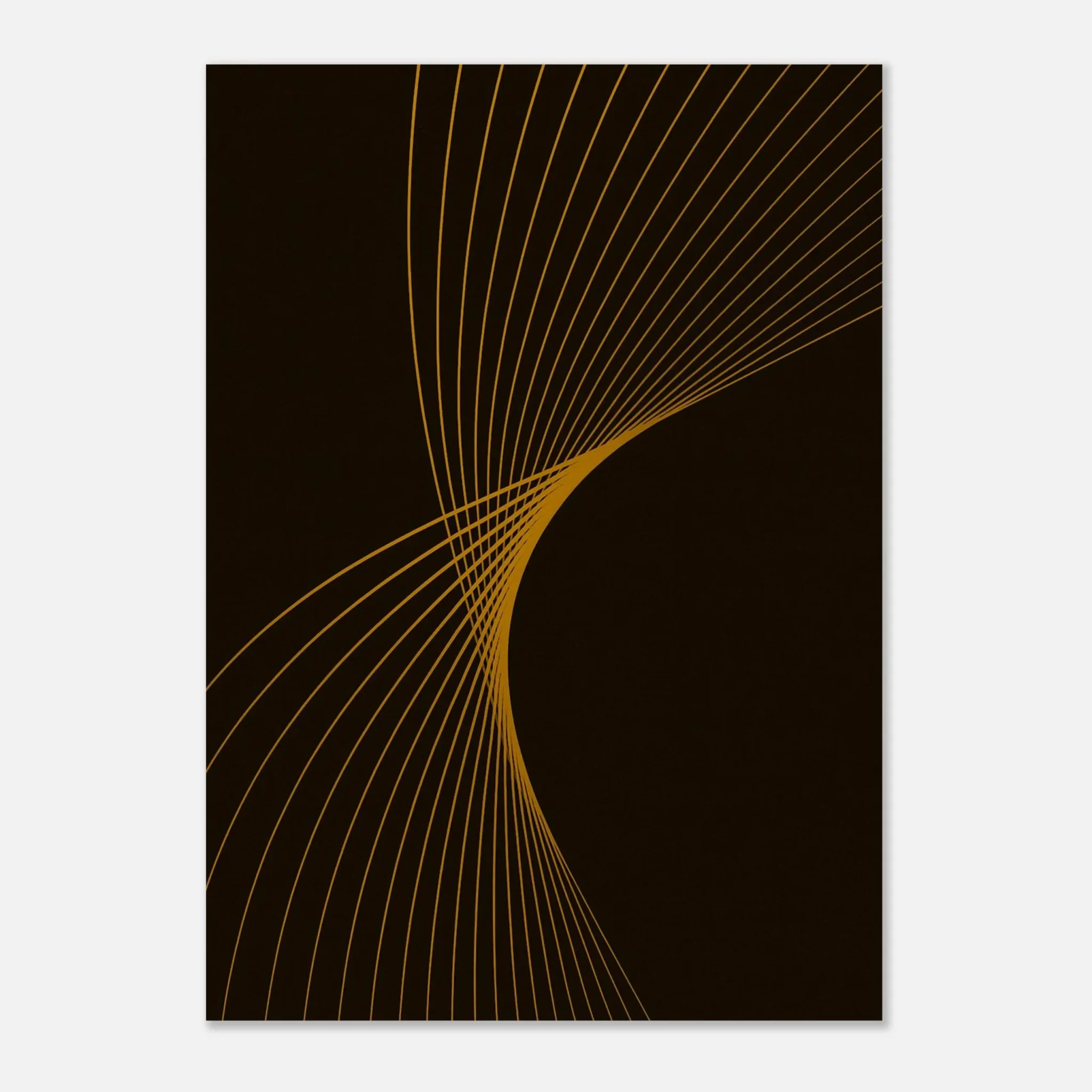 EU Giclée Print Poster GOLDENROD FLUX. Fine Art Wall Art with Archival Quality. Printed, packaged, and shipped in the EU. Exclusive ColorVanta design.