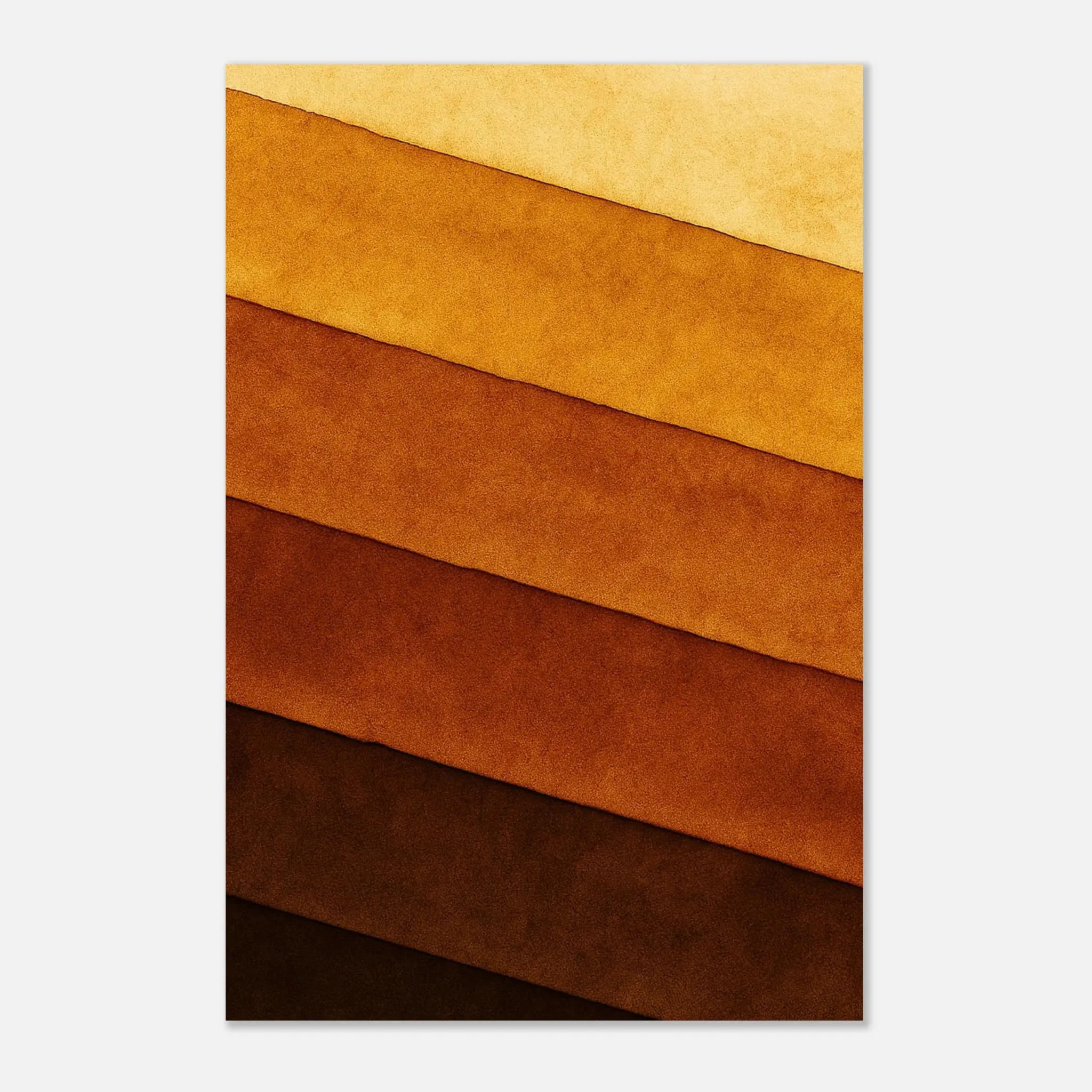 EU Giclée Print Poster OCHRE DEPTHS. Fine Art Wall Art with Archival Quality. Printed, packaged, and shipped in the EU. Exclusive ColorVanta design.