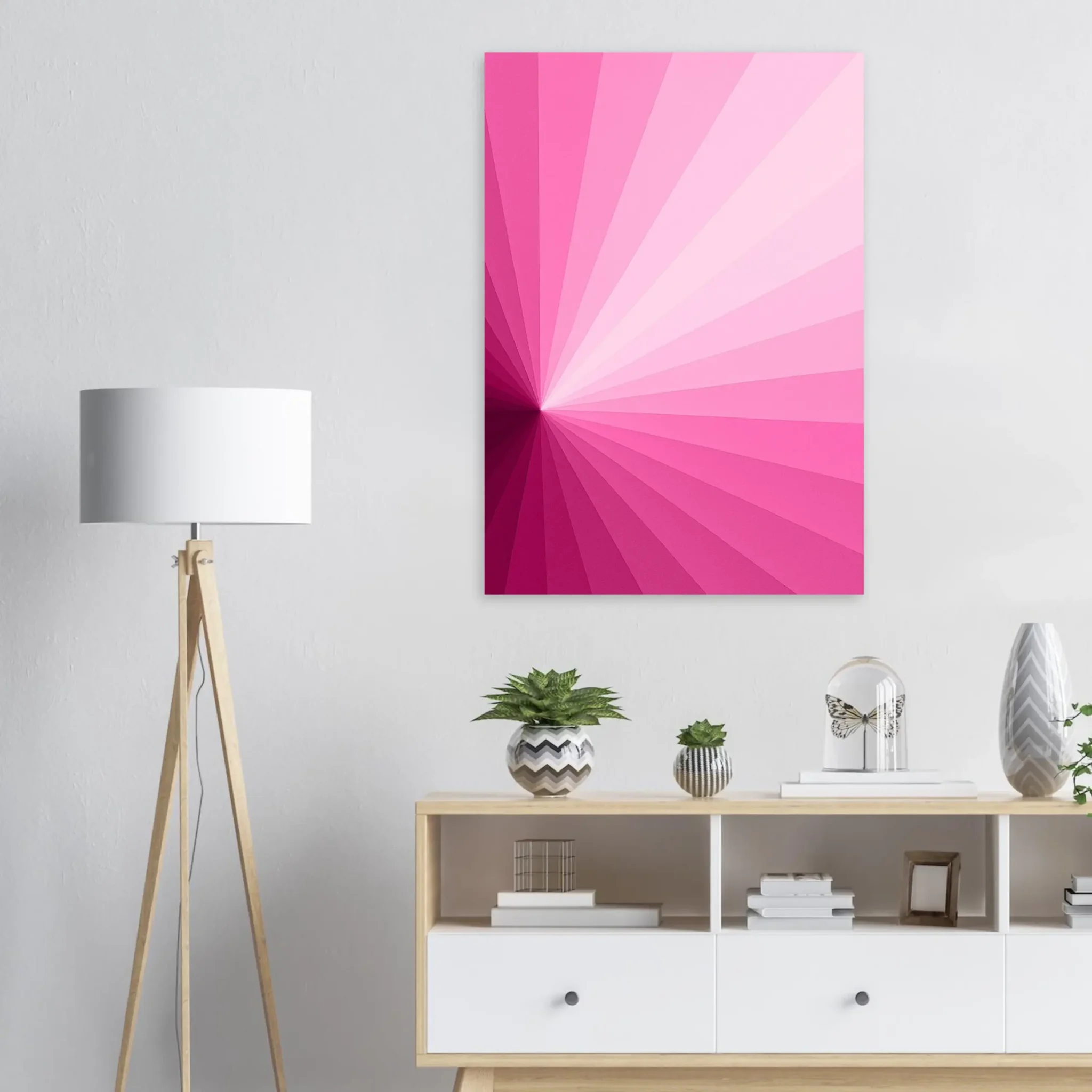 EU Giclée Print Poster PINK VECTOR. Fine Art Wall Art with Archival Quality. Printed, packaged, and shipped in the EU. Exclusive ColorVanta design.