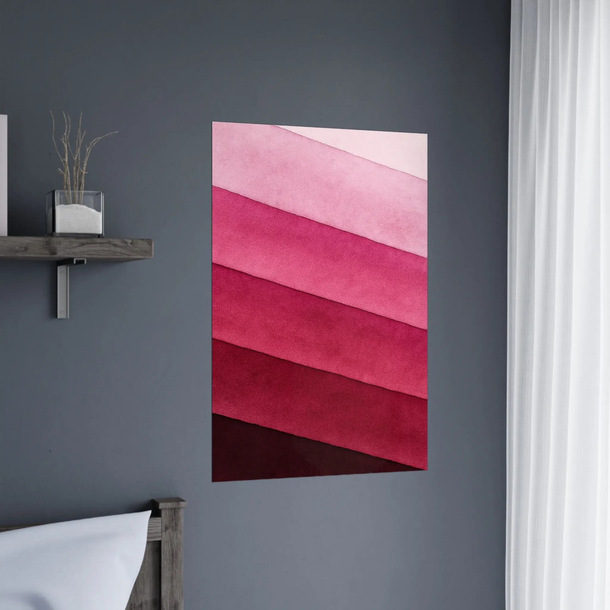 EU ROSEFADE 3 EU Giclée Print Poster ROSEFADE. Fine Art Wall Art with Archival Quality. Printed, packaged, and shipped in the EU. Exclusive ColorVanta design.