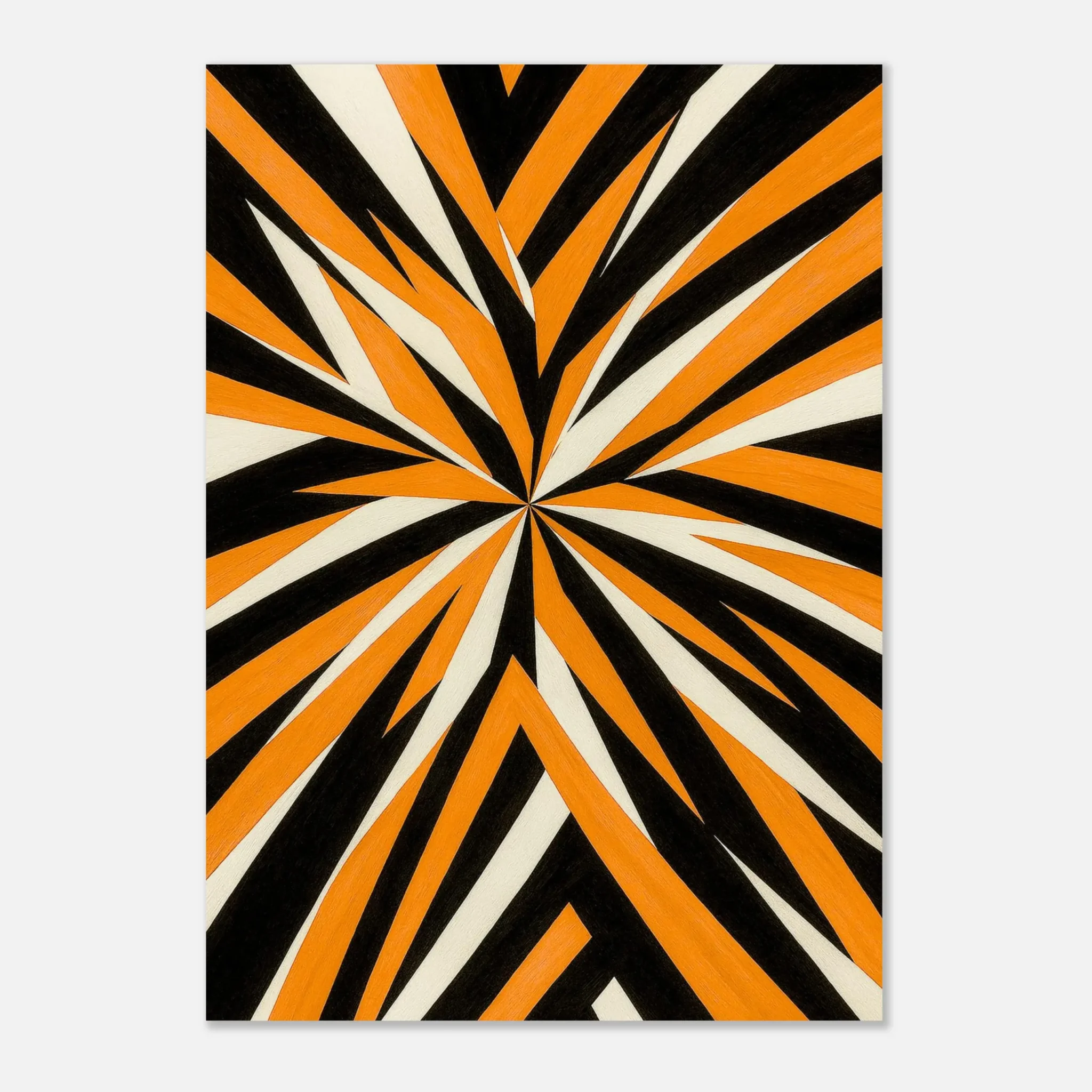EU Giclée Print Poster SOLAR BURST. Fine Art Wall Art with Archival Quality. Printed, packaged, and shipped in the EU. Exclusive ColorVanta design.
