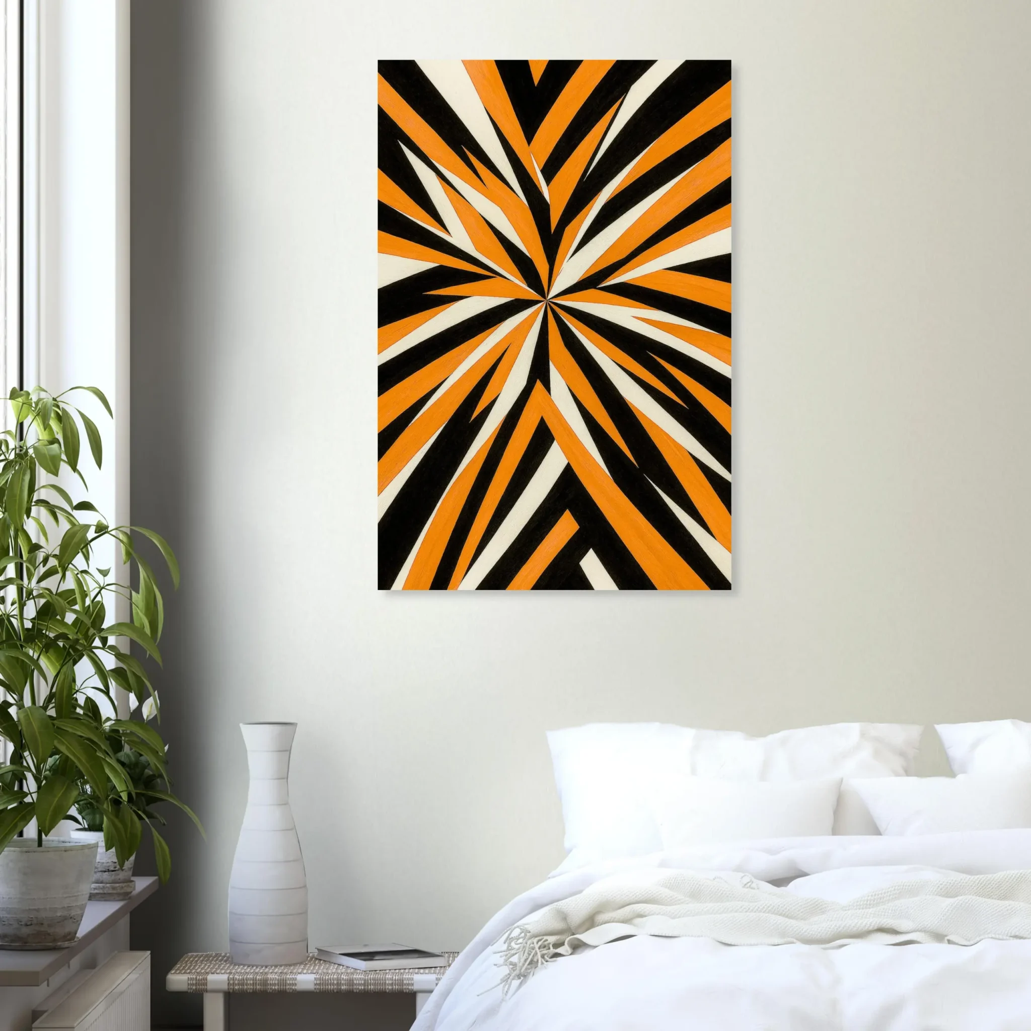 EU Giclée Print Poster SOLAR BURST. Fine Art Wall Art with Archival Quality. Printed, packaged, and shipped in the EU. Exclusive ColorVanta design.