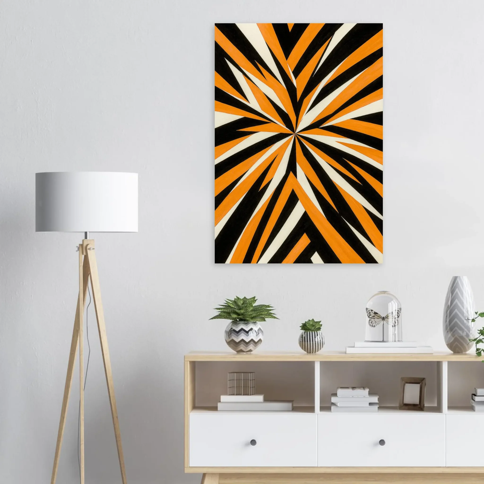 EU Giclée Print Poster SOLAR BURST. Fine Art Wall Art with Archival Quality. Printed, packaged, and shipped in the EU. Exclusive ColorVanta design.