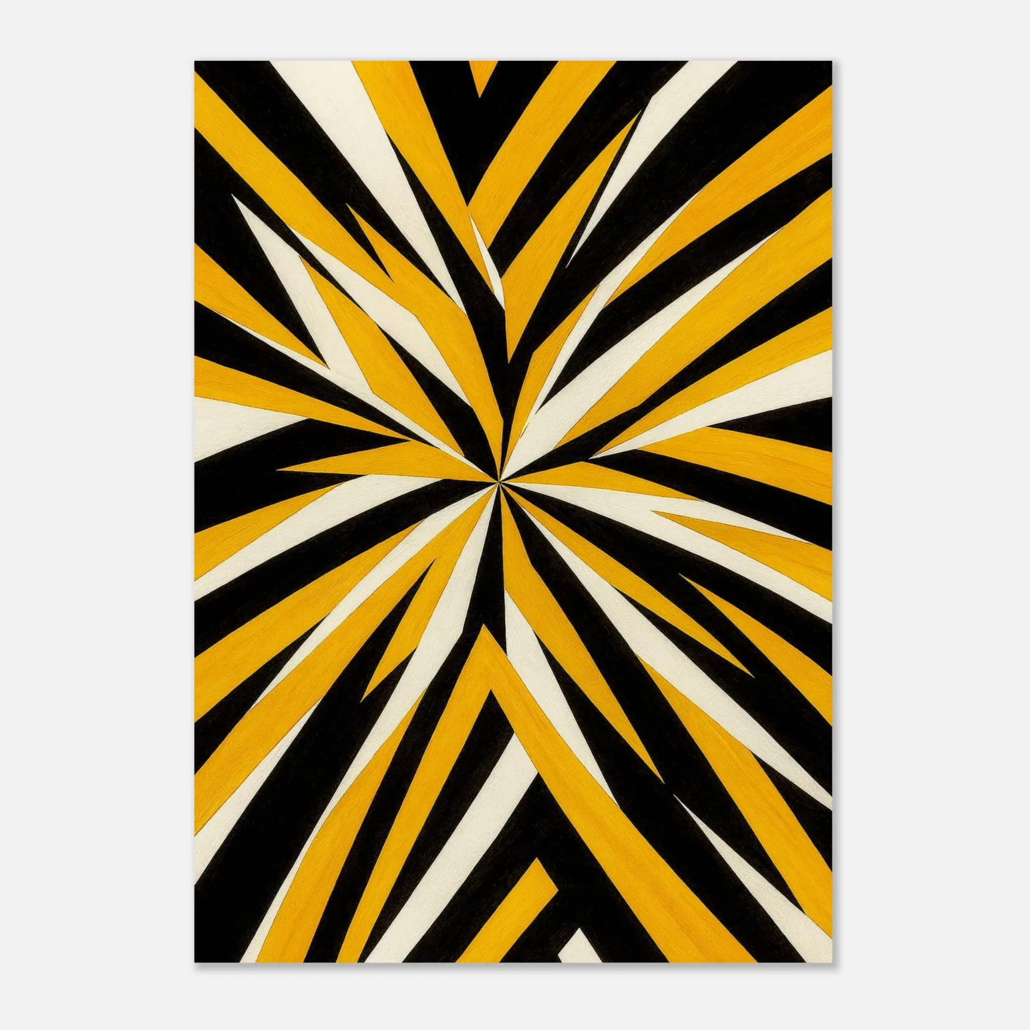 EU Giclée Print Poster GOLDEN FLARE. Fine Art Wall Art with Archival Quality. Printed, packaged, and shipped in the EU. Exclusive ColorVanta design.