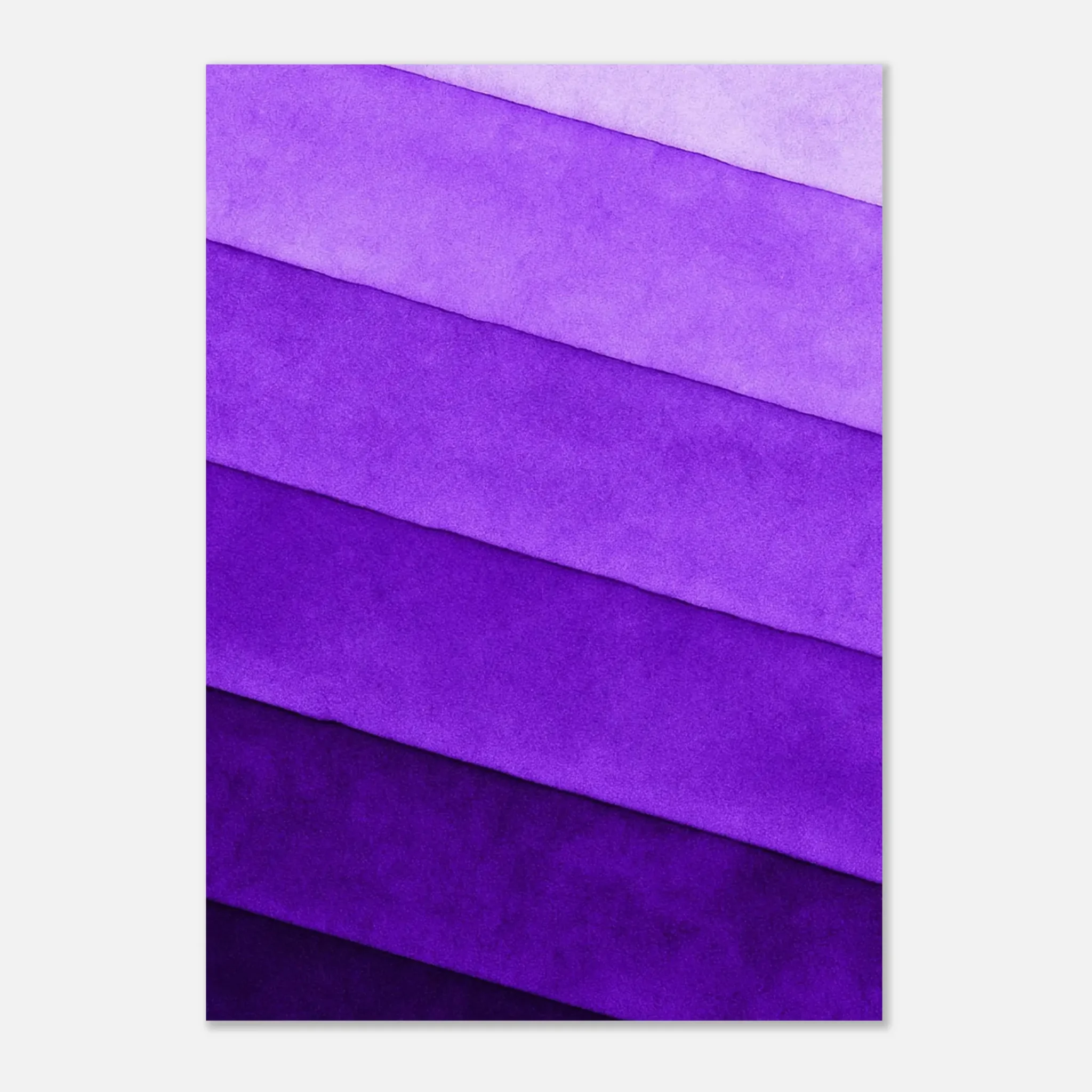 EU Giclée Print Poster DEEP VIOLET LAYERS. Fine Art Wall Art with Archival Quality. Printed, packaged, and shipped in the EU. Exclusive ColorVanta design.