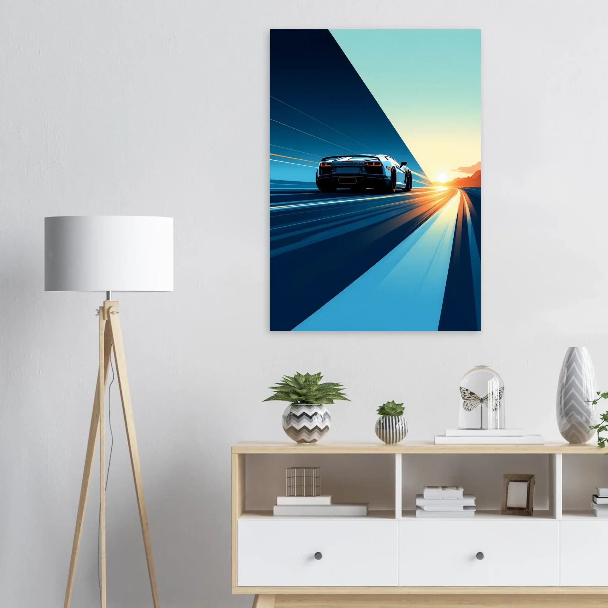 EU Giclée Print Poster DISTANT SIGNAL. Fine Art Wall Art with Archival Quality. Printed, packaged, and shipped in the EU. Exclusive ColorVanta design.