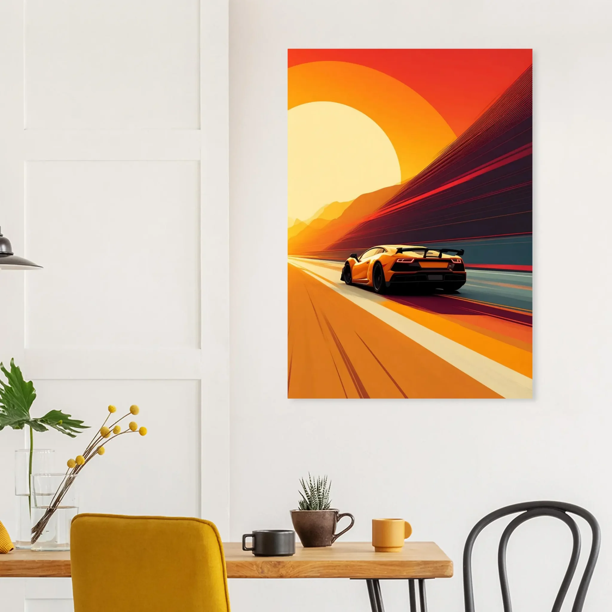 EU RADIANT PATH 8 EU Giclée Print Poster RADIANT PATH. Fine Art Wall Art with Archival Quality. Printed, packaged, and shipped in the EU. Exclusive ColorVanta design.