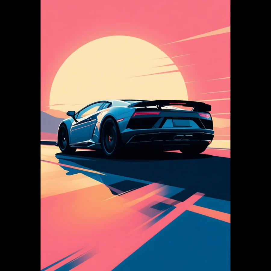 EU Giclée Print Poster STEADY COURSE. Fine Art Wall Art with Archival Quality. Printed, packaged, and shipped in the EU. Exclusive ColorVanta design.