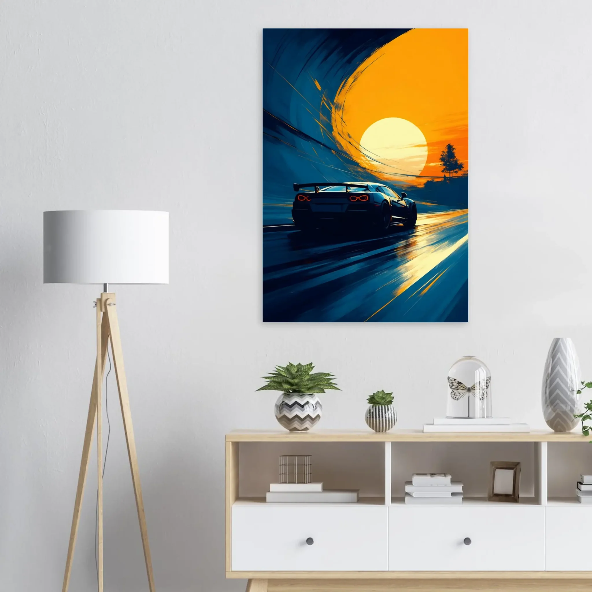 EU Giclée Print Poster VELOCITY TUNNEL. Fine Art Wall Art with Archival Quality. Printed, packaged, and shipped in the EU. Exclusive ColorVanta design.