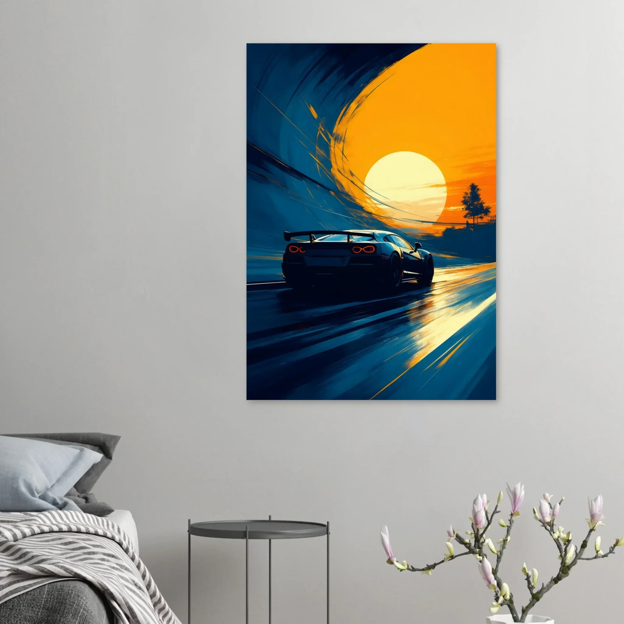 EU Giclée Print Poster VELOCITY TUNNEL. Fine Art Wall Art with Archival Quality. Printed, packaged, and shipped in the EU. Exclusive ColorVanta design.