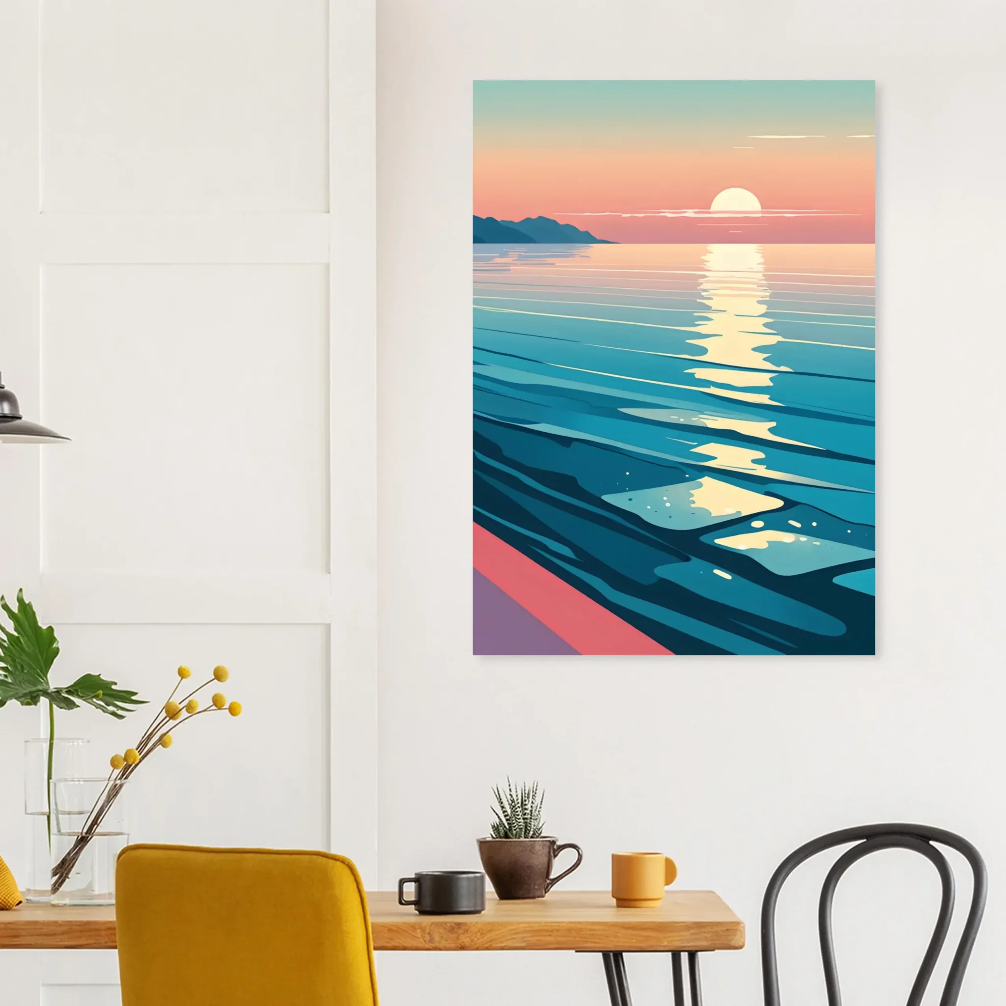 EU Giclée Print Poster GOLDEN ALIGNMENT. Fine Art Wall Art with Archival Quality. Printed, packaged, and shipped in the EU. Exclusive ColorVanta design.