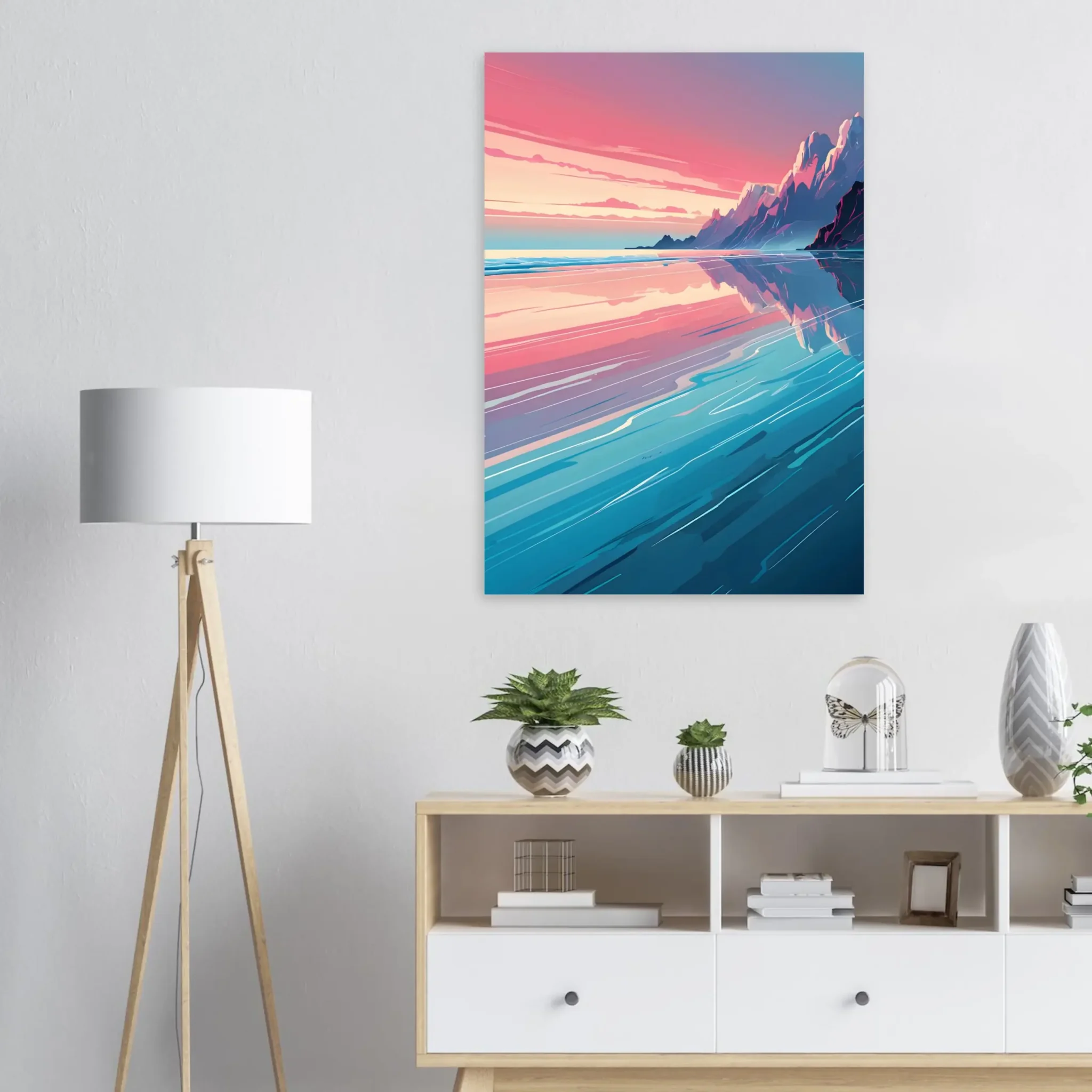 EU Giclée Print Poster HORIZON DRIFT. Fine Art Wall Art with Archival Quality. Printed, packaged, and shipped in the EU. Exclusive ColorVanta design.