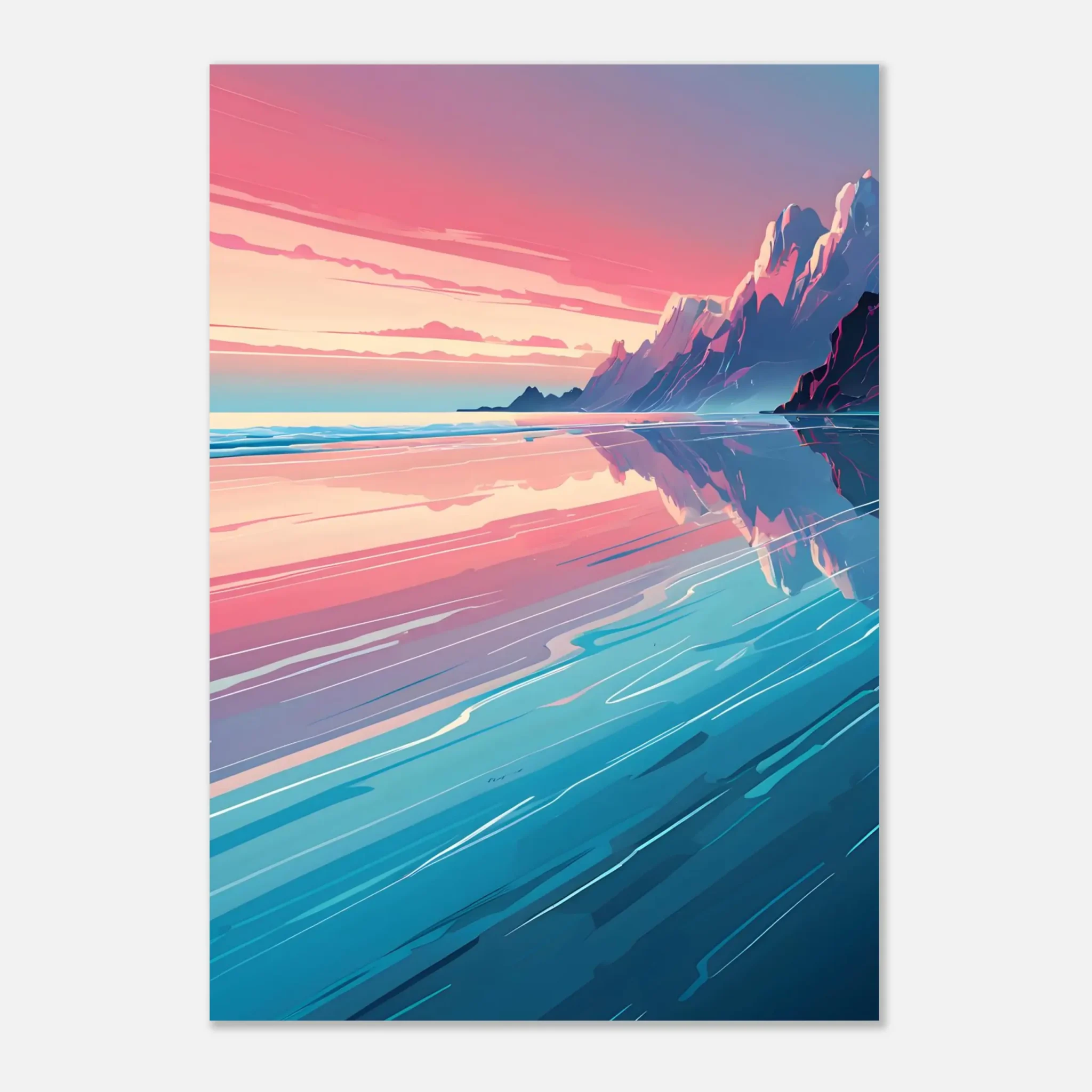EU Giclée Print Poster HORIZON DRIFT. Fine Art Wall Art with Archival Quality. Printed, packaged, and shipped in the EU. Exclusive ColorVanta design.