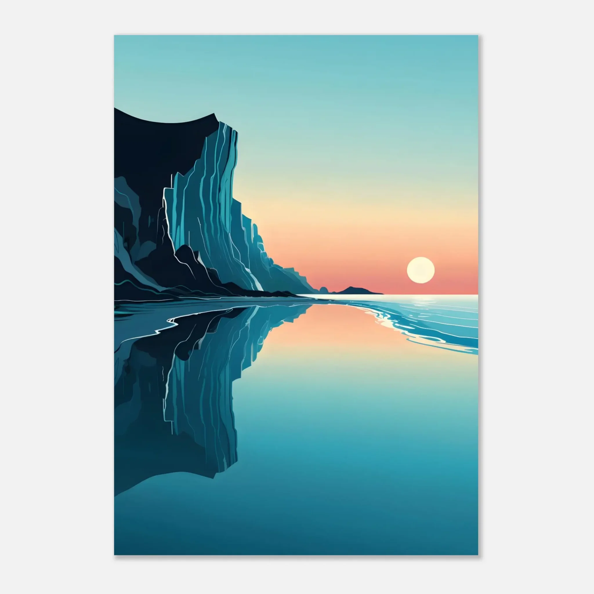 EU REFLECTED EDGE 8 EU Giclée Print Poster REFLECTED EDGE. Fine Art Wall Art with Archival Quality. Printed, packaged, and shipped in the EU. Exclusive ColorVanta design.