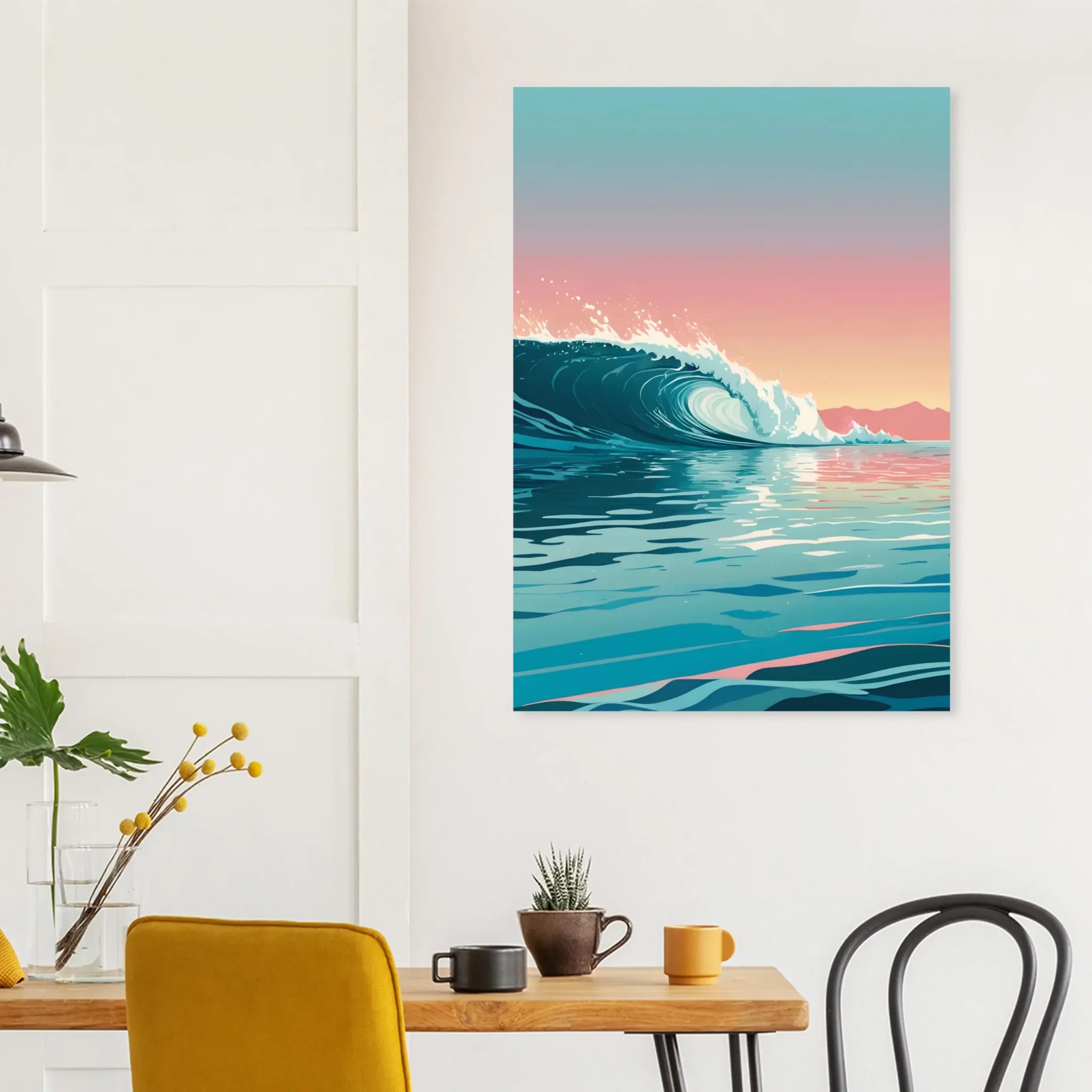 EU Giclée Print Poster TIDAL SURGE. Fine Art Wall Art with Archival Quality. Printed, packaged, and shipped in the EU. Exclusive ColorVanta design.