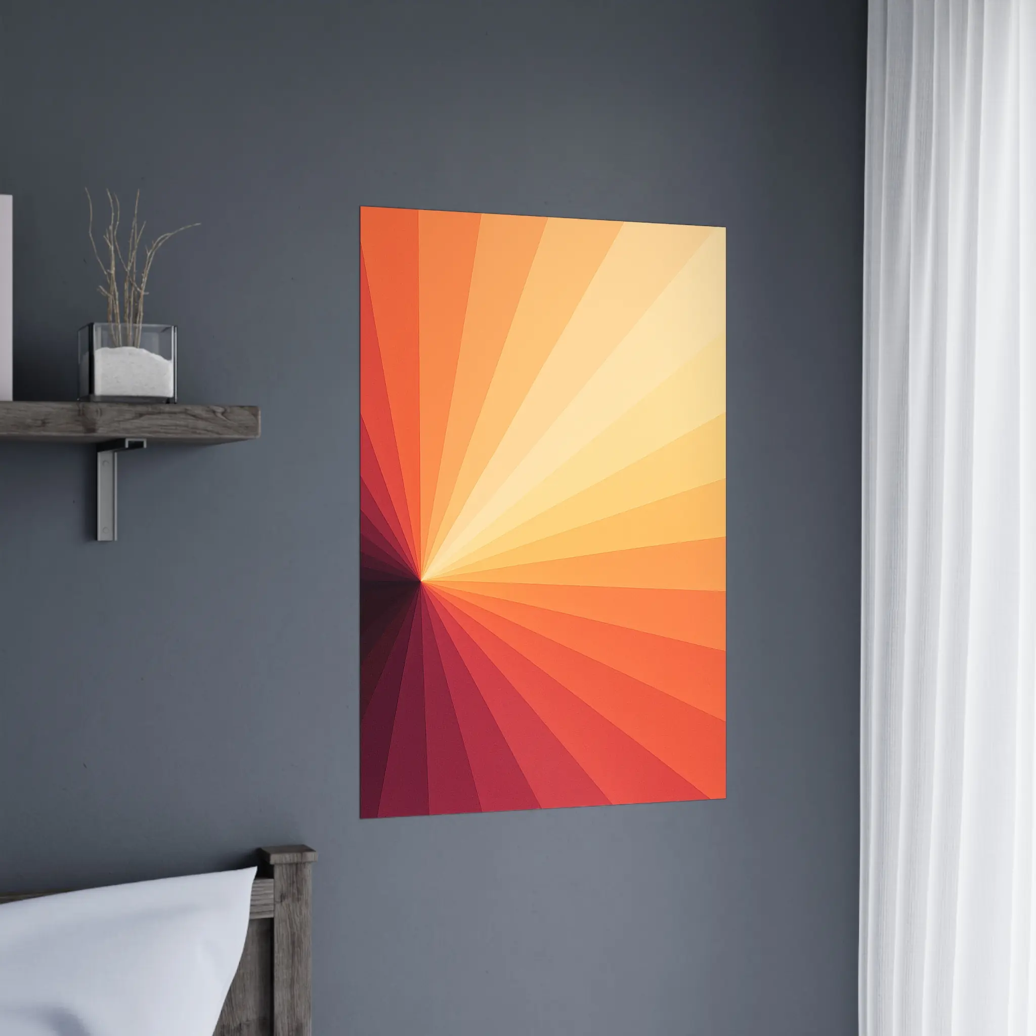 US Giclée Print Poster DAWN VECTOR. Fine Art Wall Art with Archival Quality. Printed, packaged, and shipped in the US. Exclusive ColorVanta design.