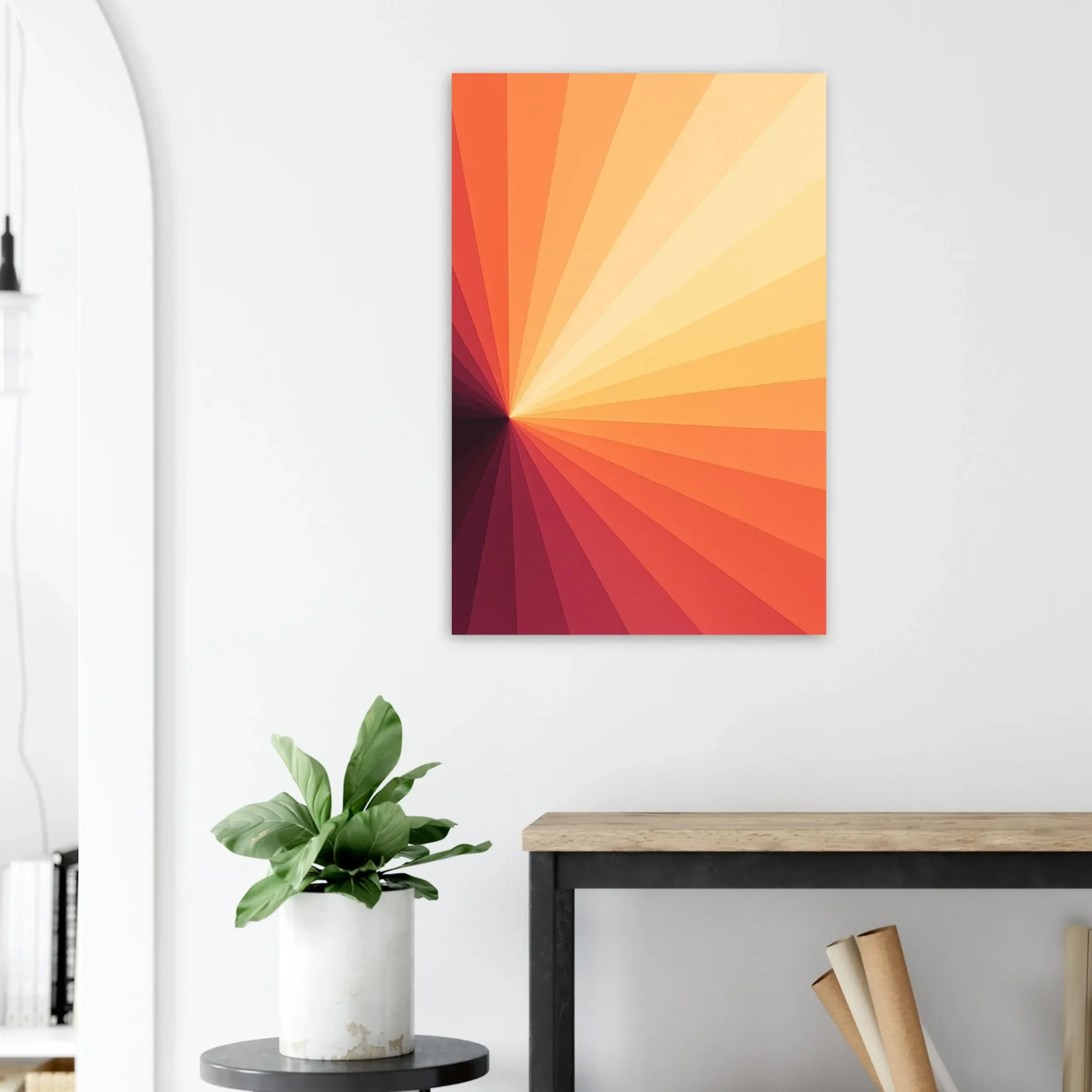 US Giclée Print Poster DAWN VECTOR. Fine Art Wall Art with Archival Quality. Printed, packaged, and shipped in the US. Exclusive ColorVanta design.