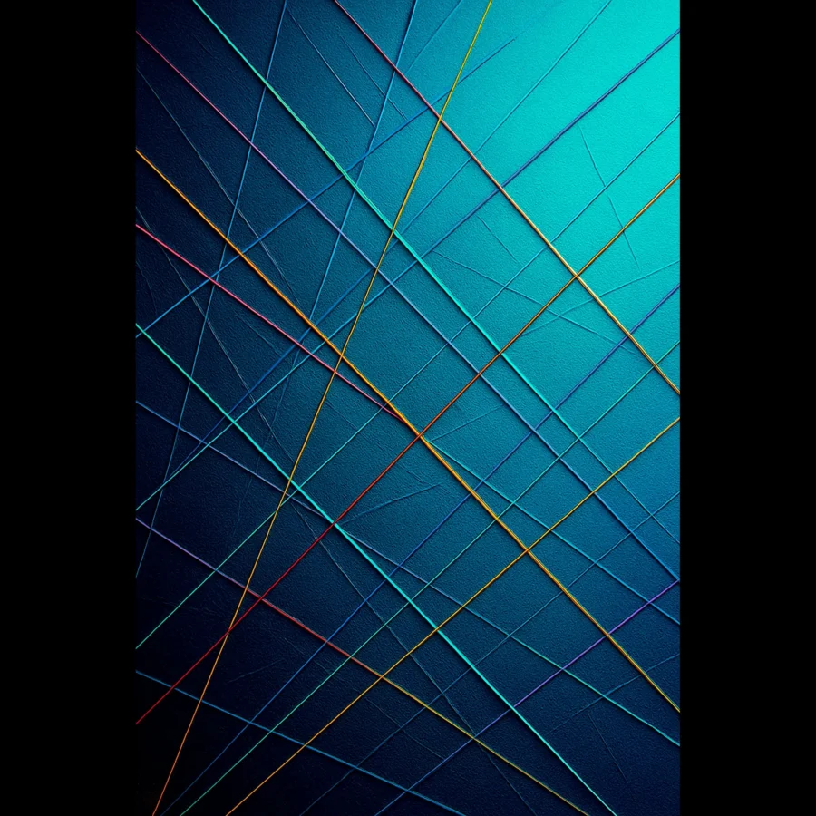 US Giclée Print Poster COOL CURRENT. Fine Art Wall Art with Archival Quality. Printed, packaged, and shipped in the US. Exclusive ColorVanta design.