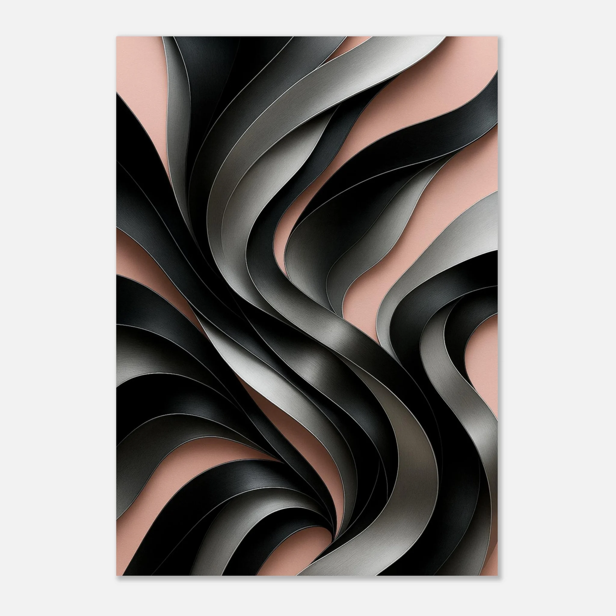 US Giclée Print Poster GRAPHITE AND ROSE. Fine Art Wall Art with Archival Quality. Printed, packaged, and shipped in the US. Exclusive ColorVanta design.