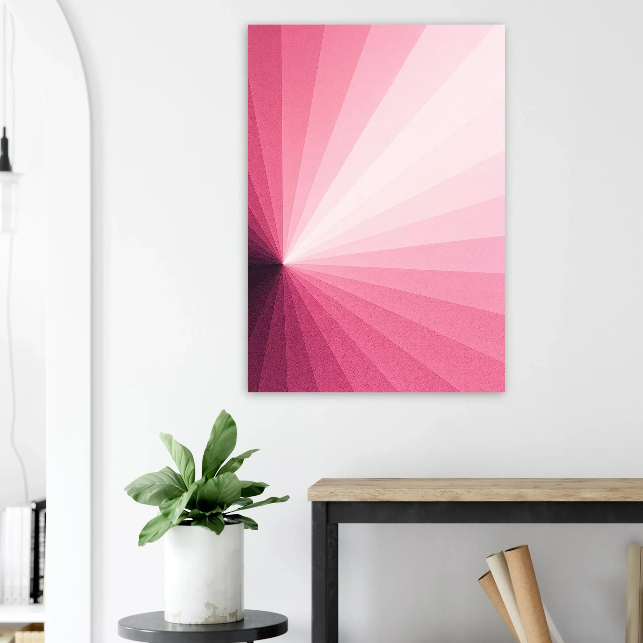 US Giclée Print Poster ROSELIGHT ECHO. Fine Art Wall Art with Archival Quality. Printed, packaged, and shipped in the US. Exclusive ColorVanta design.