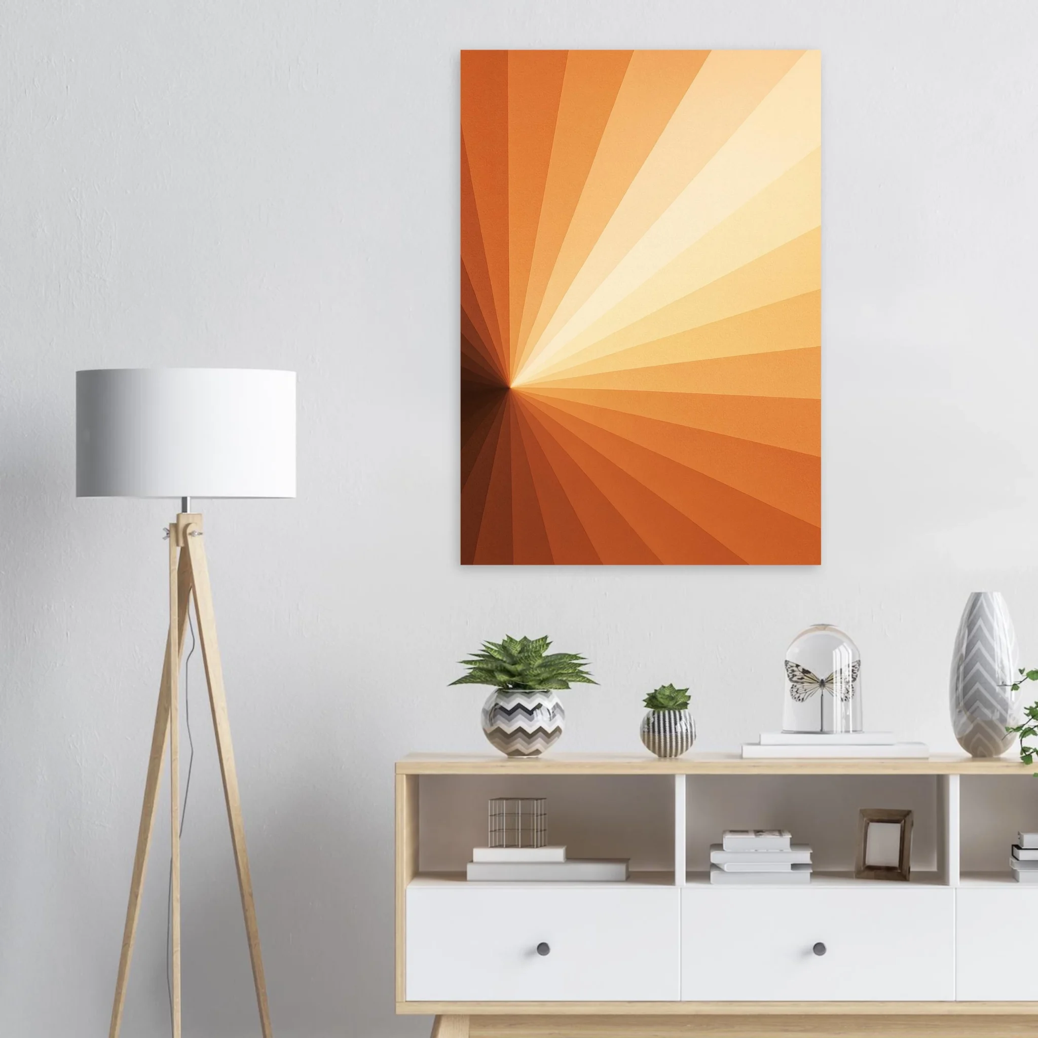 US Giclée Print Poster SOLAR AMBER. Fine Art Wall Art with Archival Quality. Printed, packaged, and shipped in the US. Exclusive ColorVanta design.